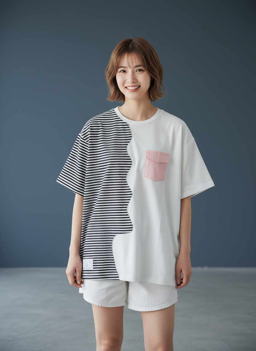 [Pre-order] Marseille Tee (1-Breton Stripe Navy) | Hooman (Adult/Kids)