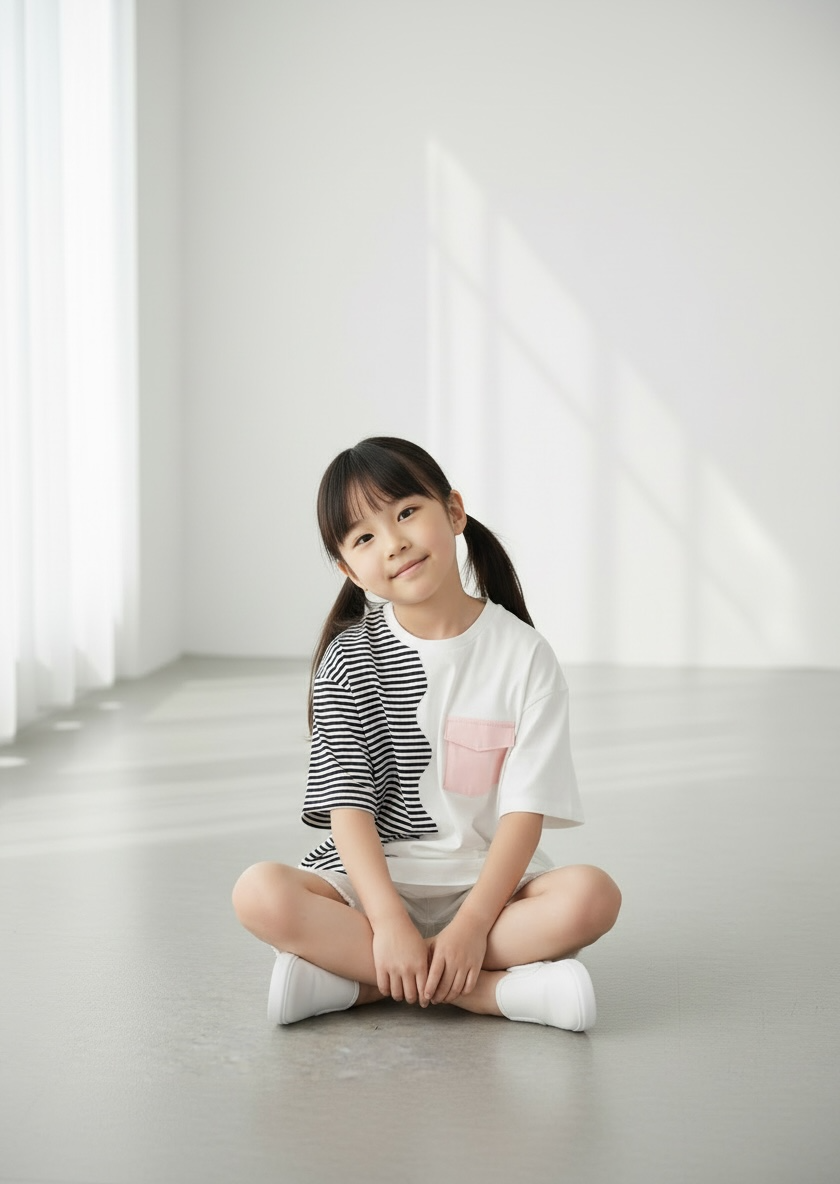 [Pre-order] Marseille Tee (1-Breton Stripe Navy) | Hooman (Adult/Kids)