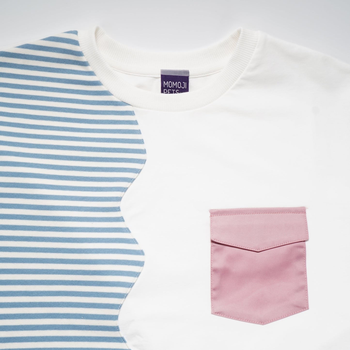 [Pre-order] Marseille Tee (2-Breton Stripe Moonstone) | Hooman (Adult/Kids)