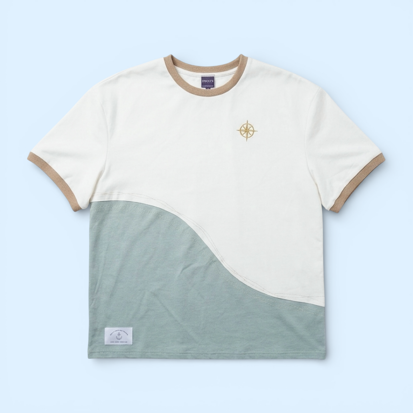 [Pre-order] Antibes Tee (1-Azure Mist) | Hooman (Adult/Kids)