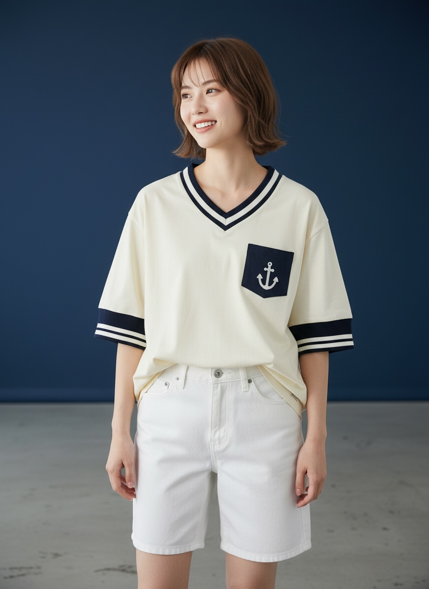 [Pre-order] Santiano Tee (1-Ivory Cream) | Hooman (Adult/Kids)