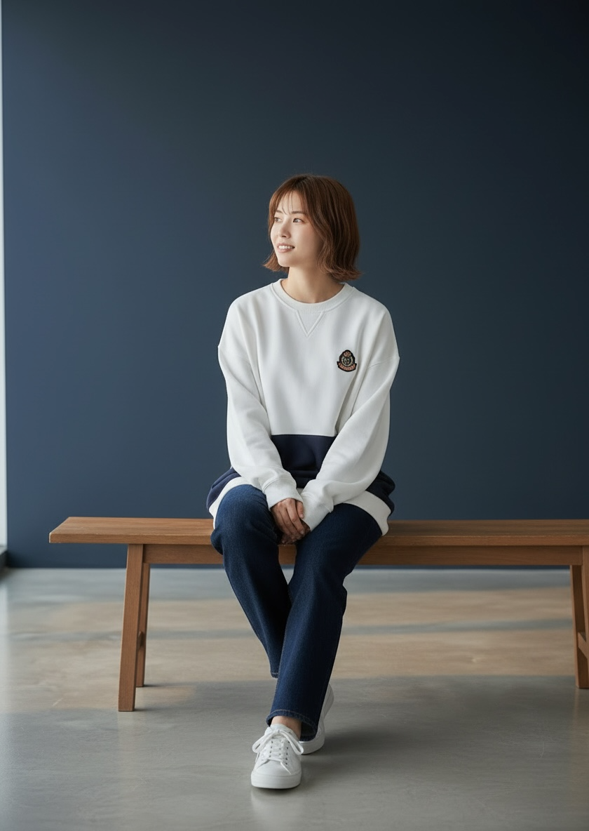 [Pre-order] Brest Sweatshirt (1-French Riveria Blue) | Hooman (Adult/Kids)