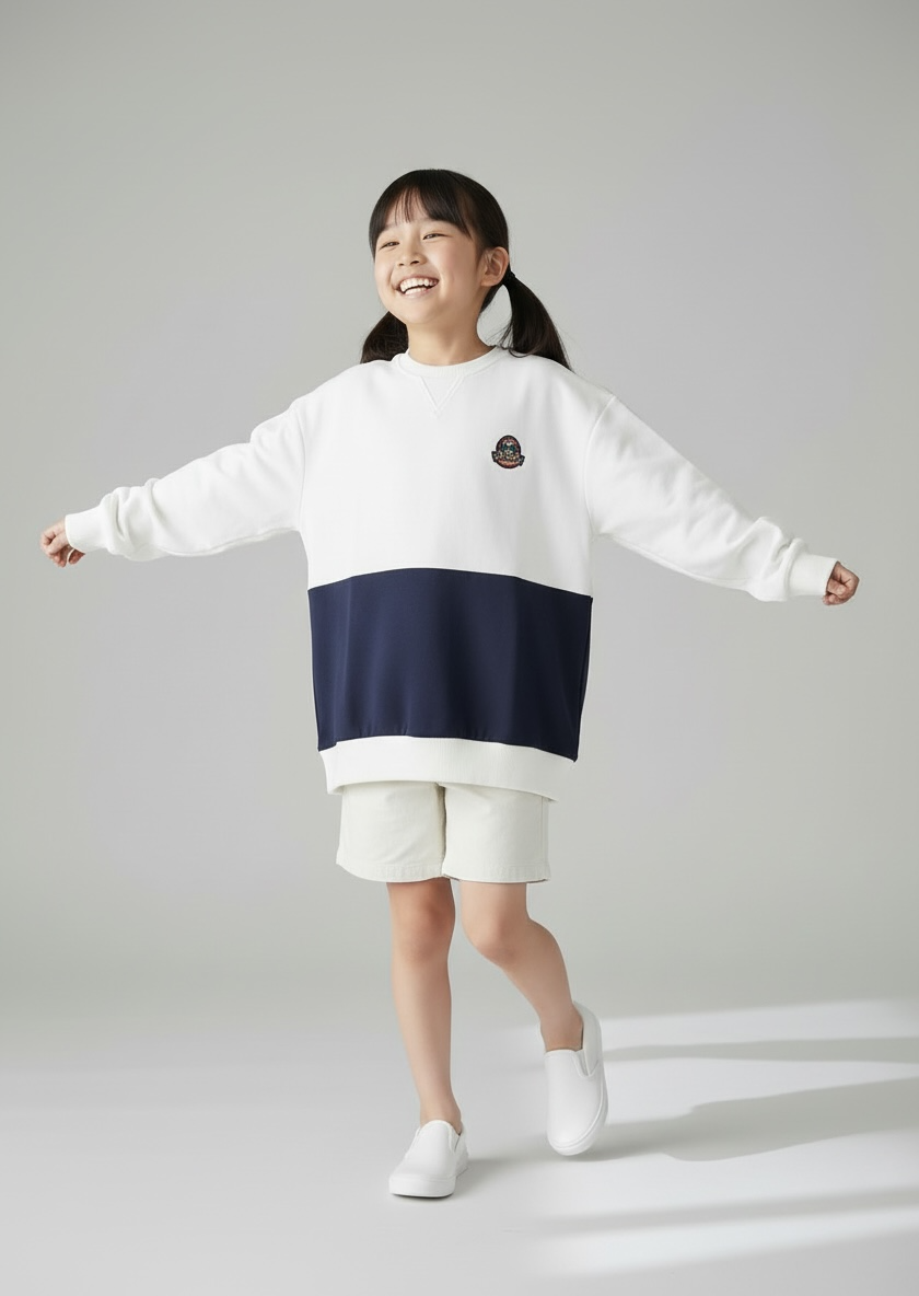 [Pre-order] Brest Sweatshirt (1-French Riveria Blue) | Hooman (Adult/Kids)