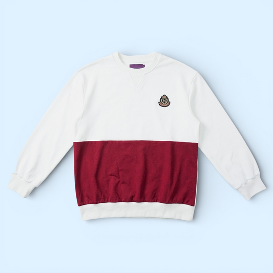 [Pre-order] Brest Sweatshirt (2-Bordeaux Red) | Hooman (Adult/Kids)
