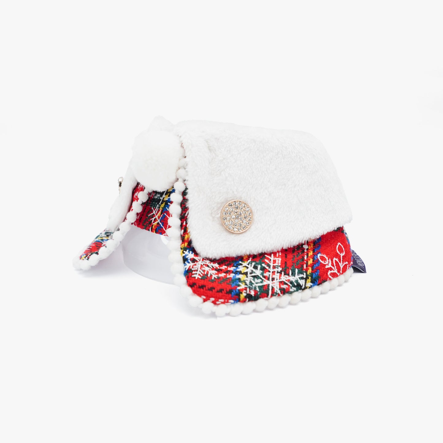 [Pre-order] Hat + Neckwear Set (Christmas Plaid Red)