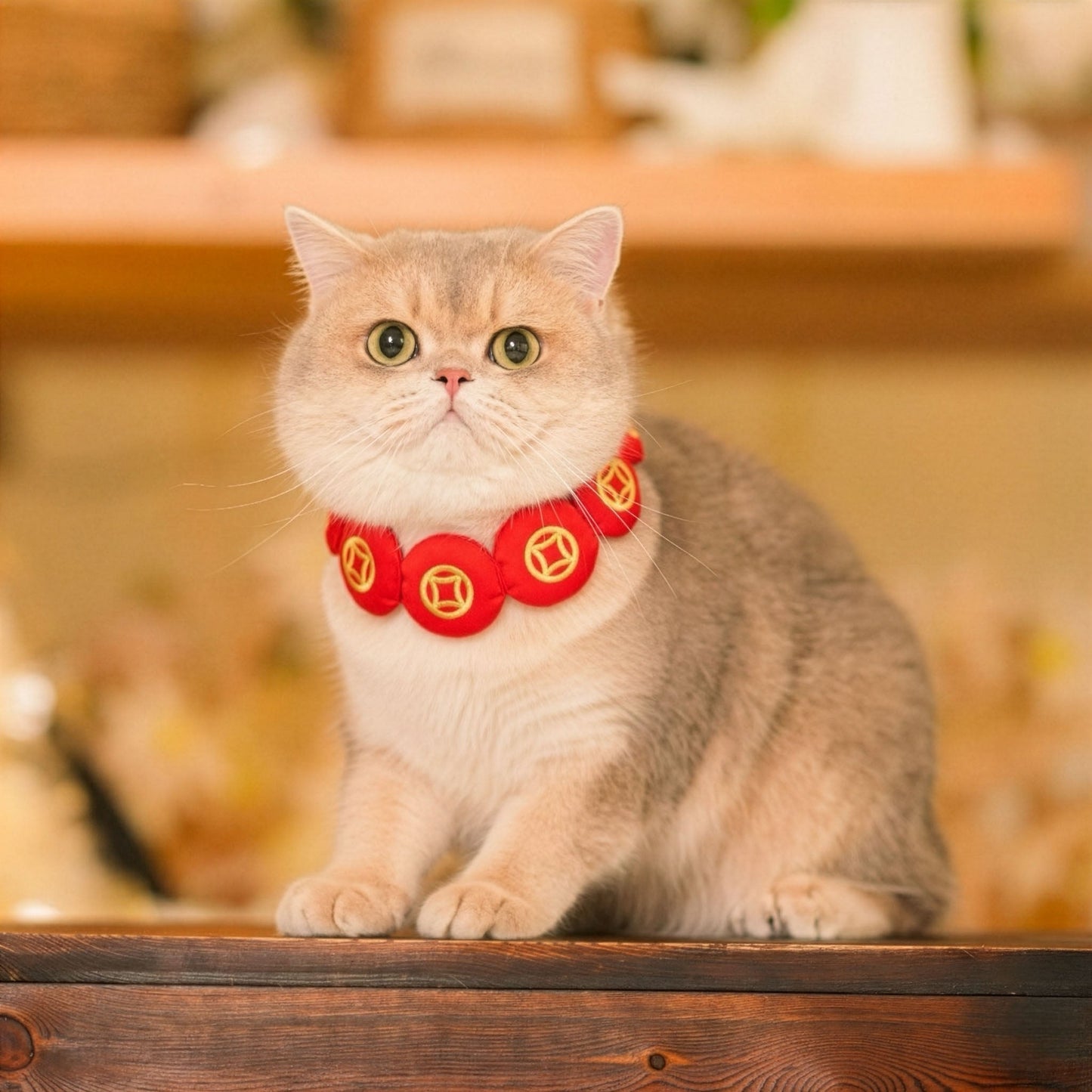 Prosperity Medallion 聚財圓 | Pet LNY Neckwear