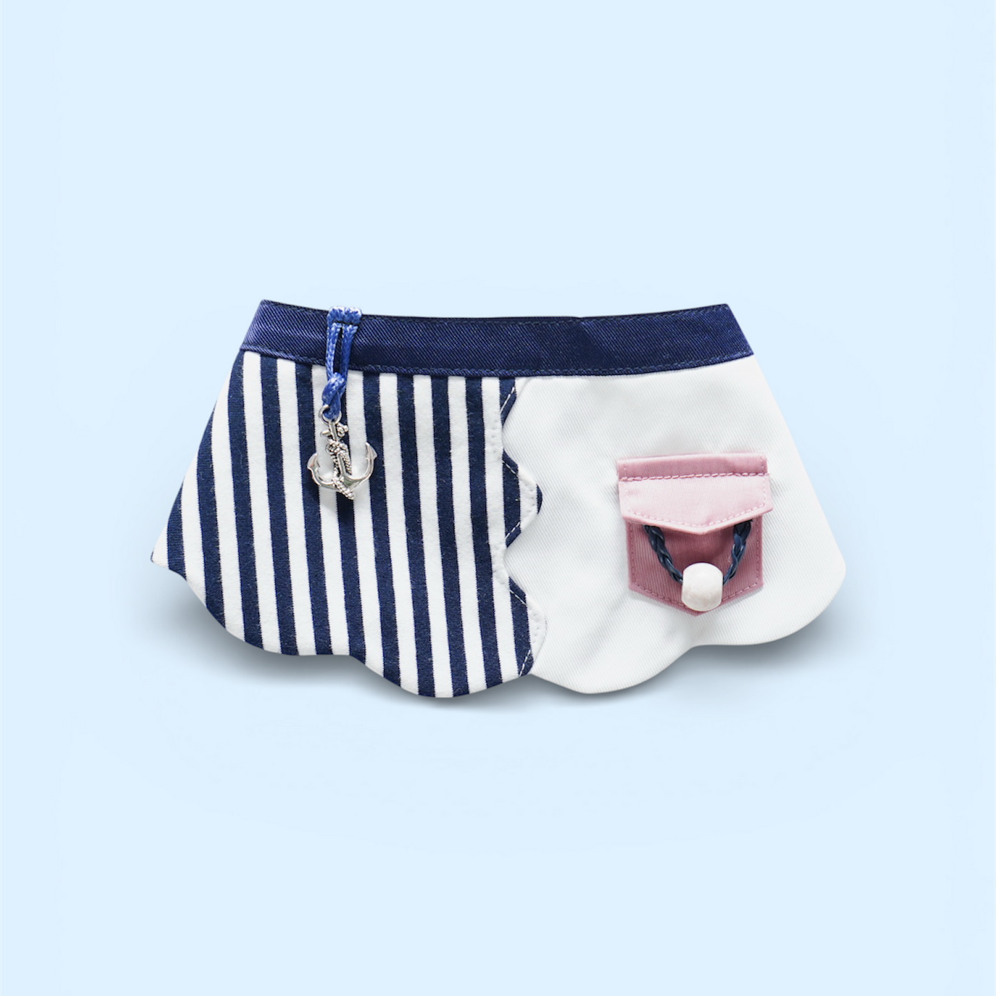 [Pre-order] Marseille (1-Breton Stripe Navy) | Pet Neckwear