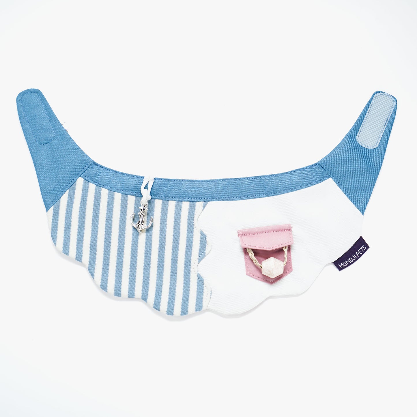 [Pre-order] Marseille (2-Breton Stripe Moonstone) | Pet Neckwear