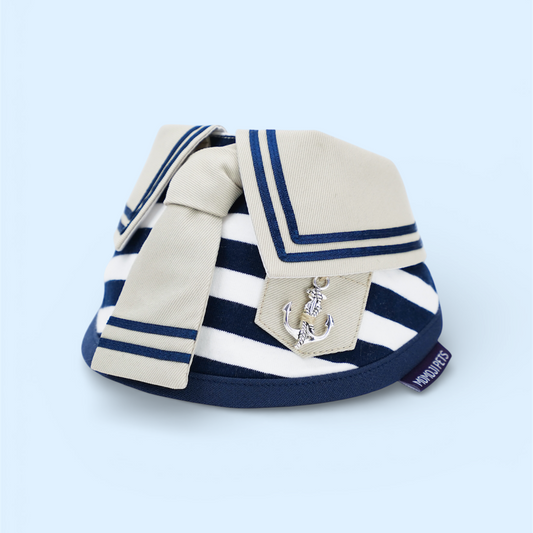 [Pre-order] Santiano (2-Sandstone & Navy) | Pet Neckwear