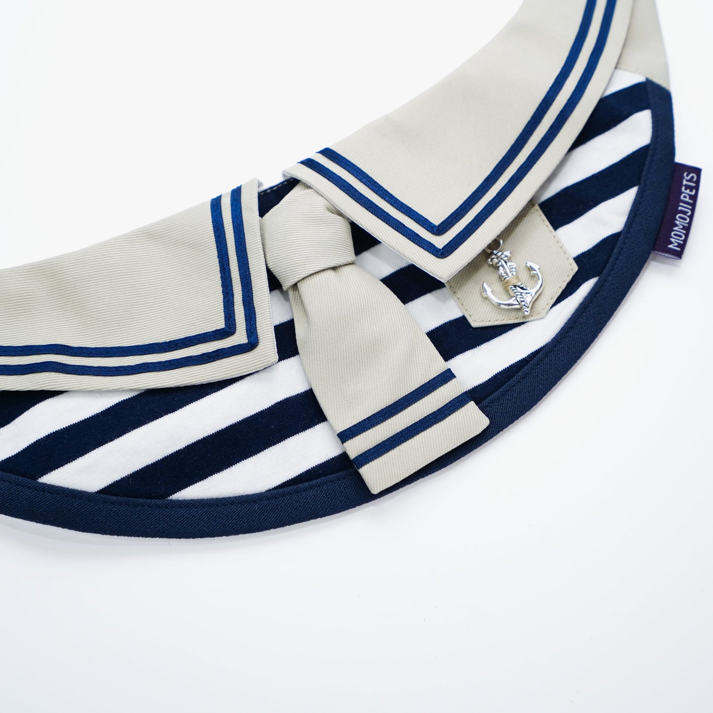 [Pre-order] Santiano (2-Sandstone & Navy) | Pet Neckwear