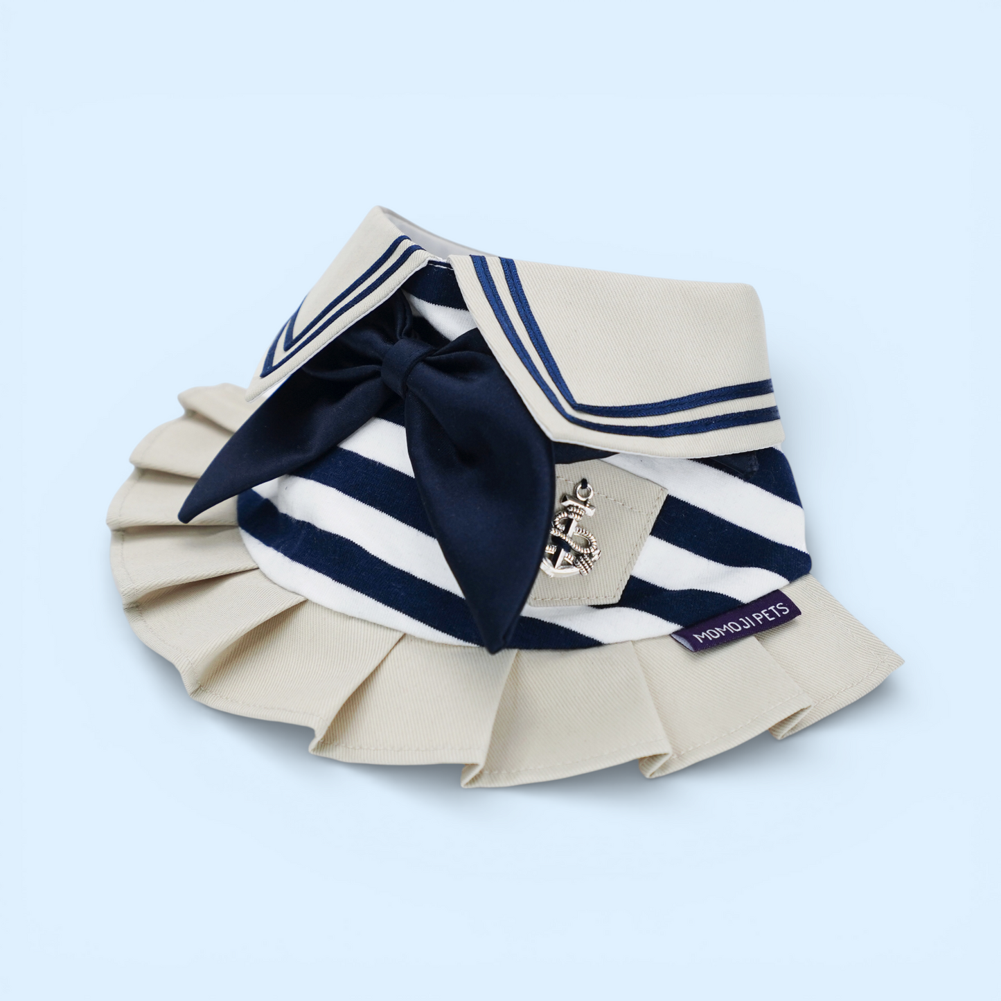 [Pre-order] Santiana (2-Sandstone & Navy) | Pet Neckwear