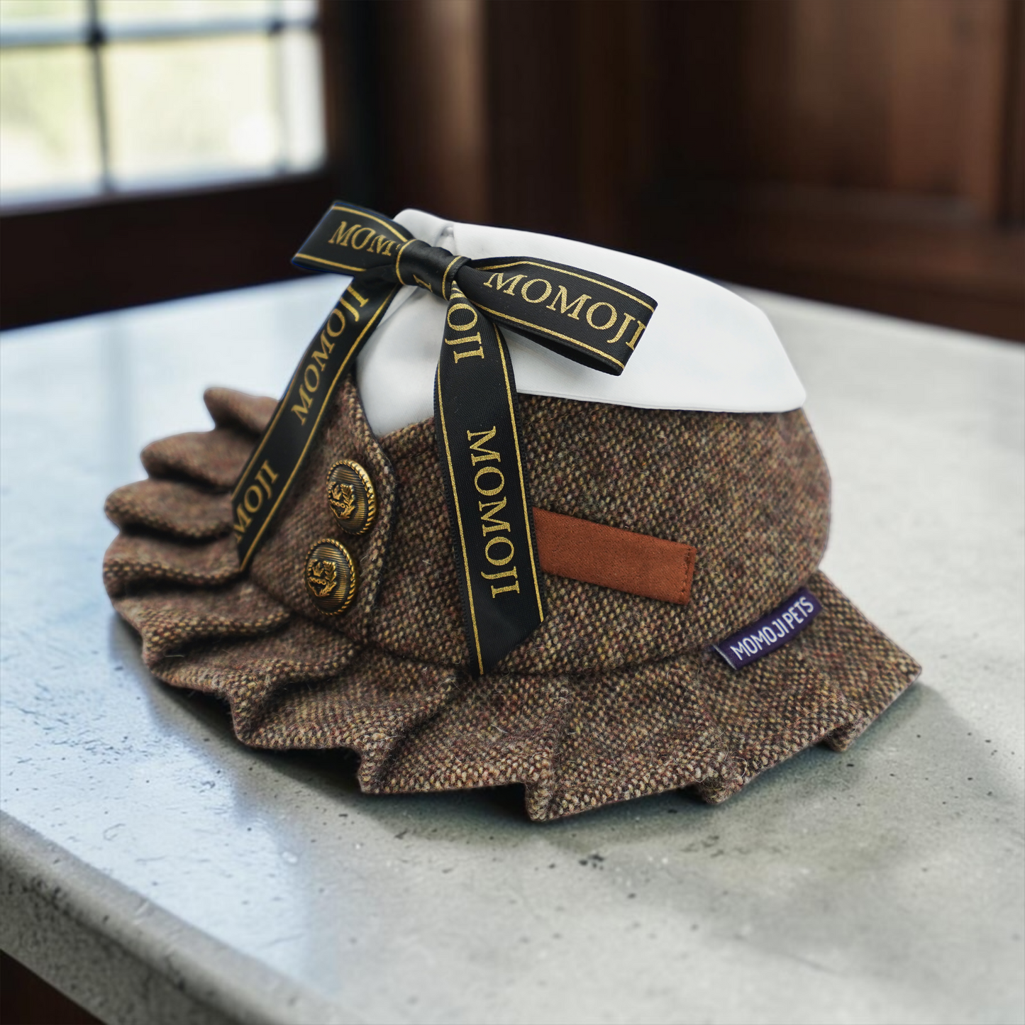 Picadilly (1-Vintage Brown Tweed) | Pet Neckwear