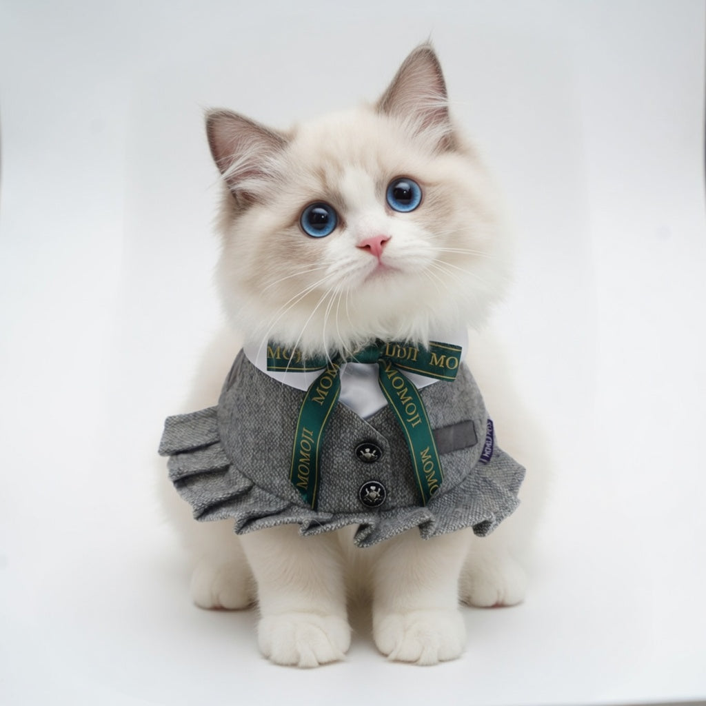 Picadilly (2-Light Gray Tweed) | Pet Neckwear