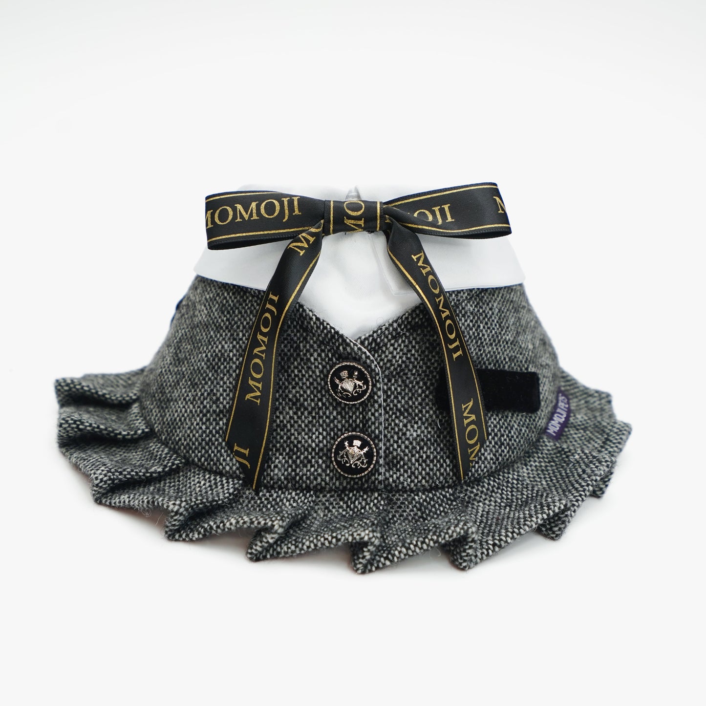 Picadilly (3-Charcoal Black Tweed) | Pet Neckwear