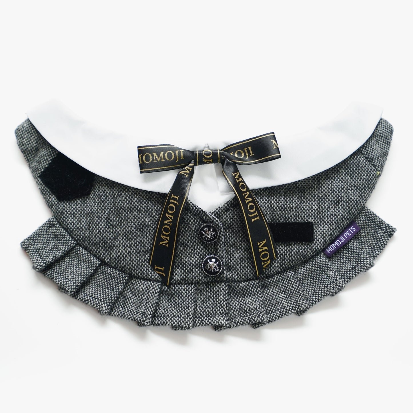 Picadilly (3-Charcoal Black Tweed) | Pet Neckwear