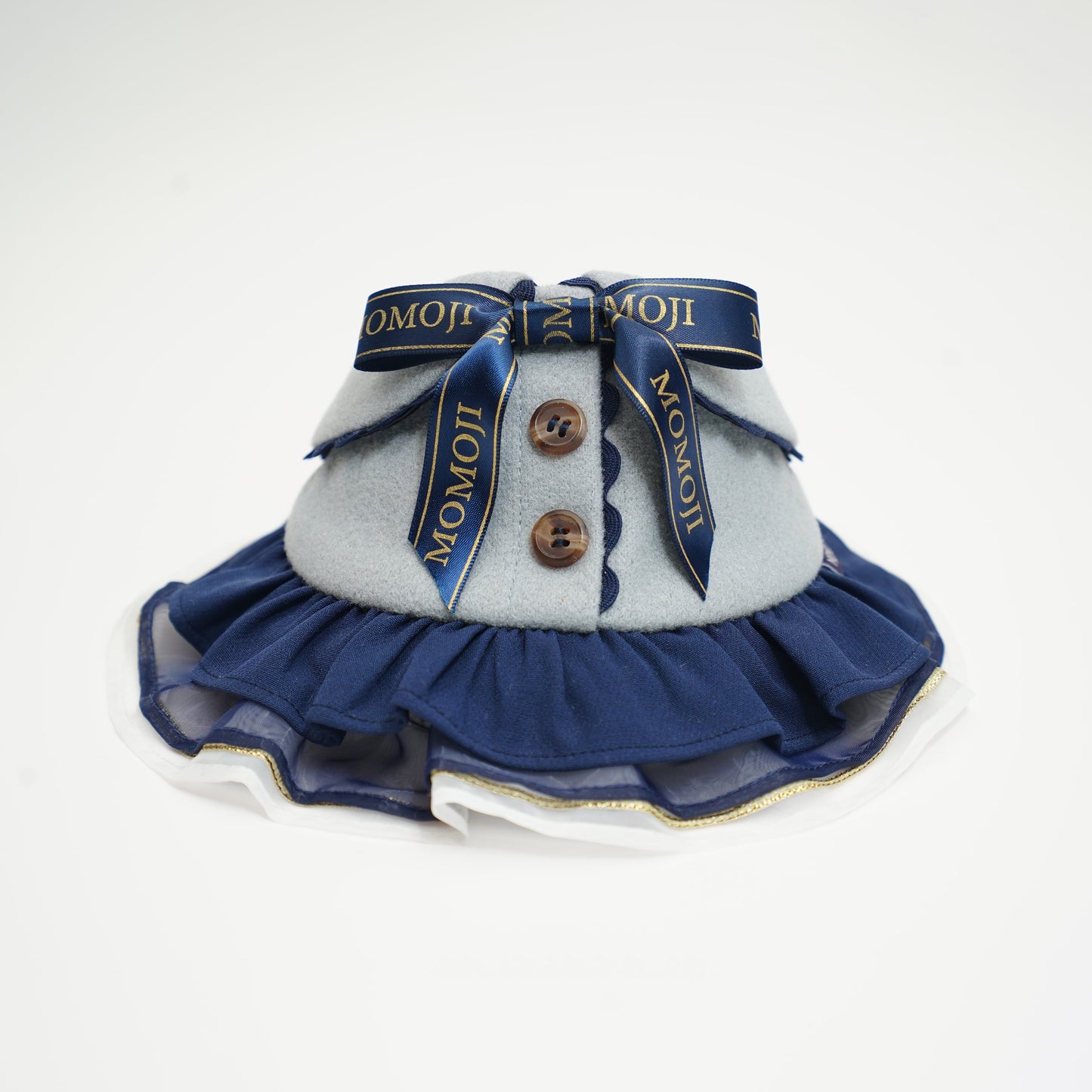 Chelsea (1-Haze Gray & Navy Blue) | Pet Neckwear