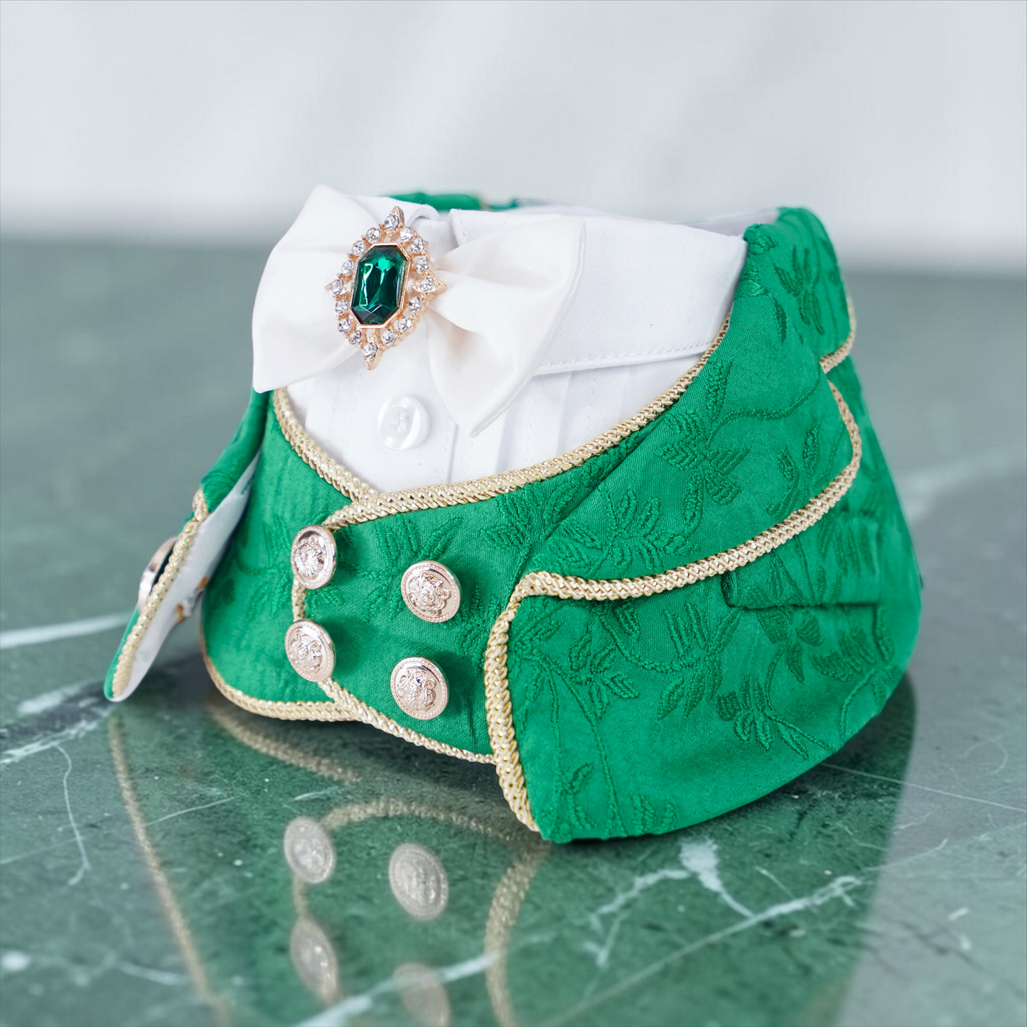Cavendish (2-Emerald Regency Green) | Pet Neckwear