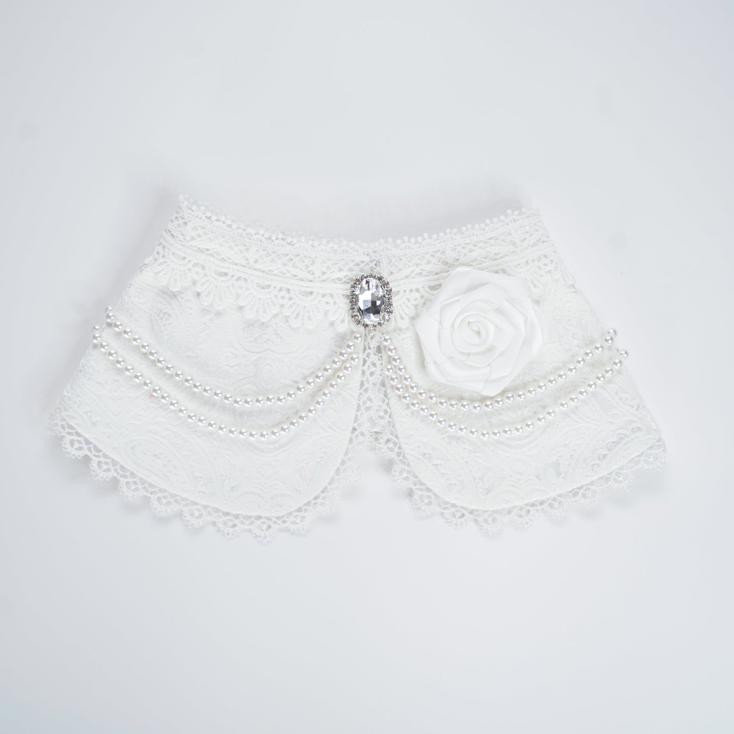 Debutante (1-Bridal Alabaster White) | Pet Neckwear