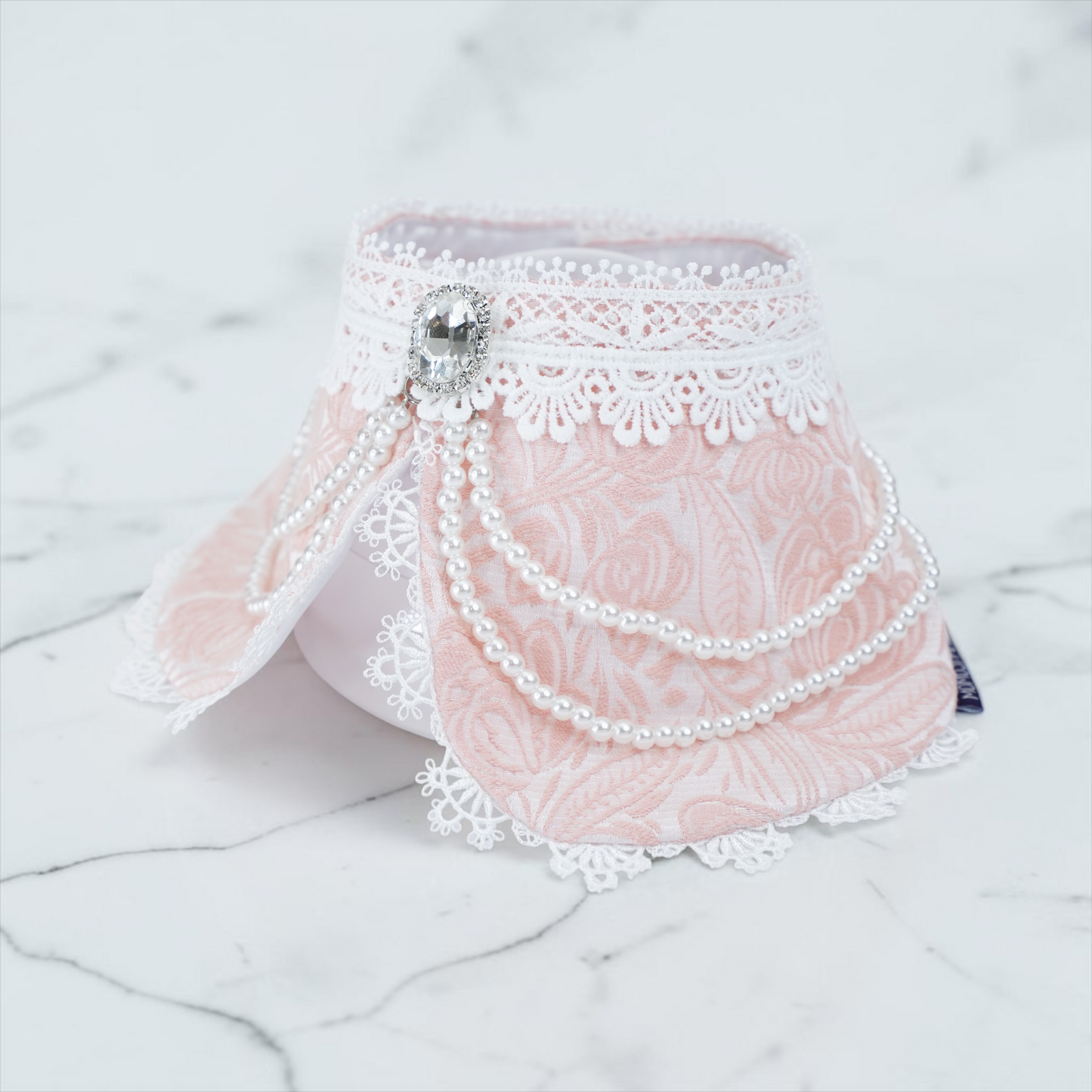 Debutante (2-Parisian Blush Rose) | Pet Neckwear