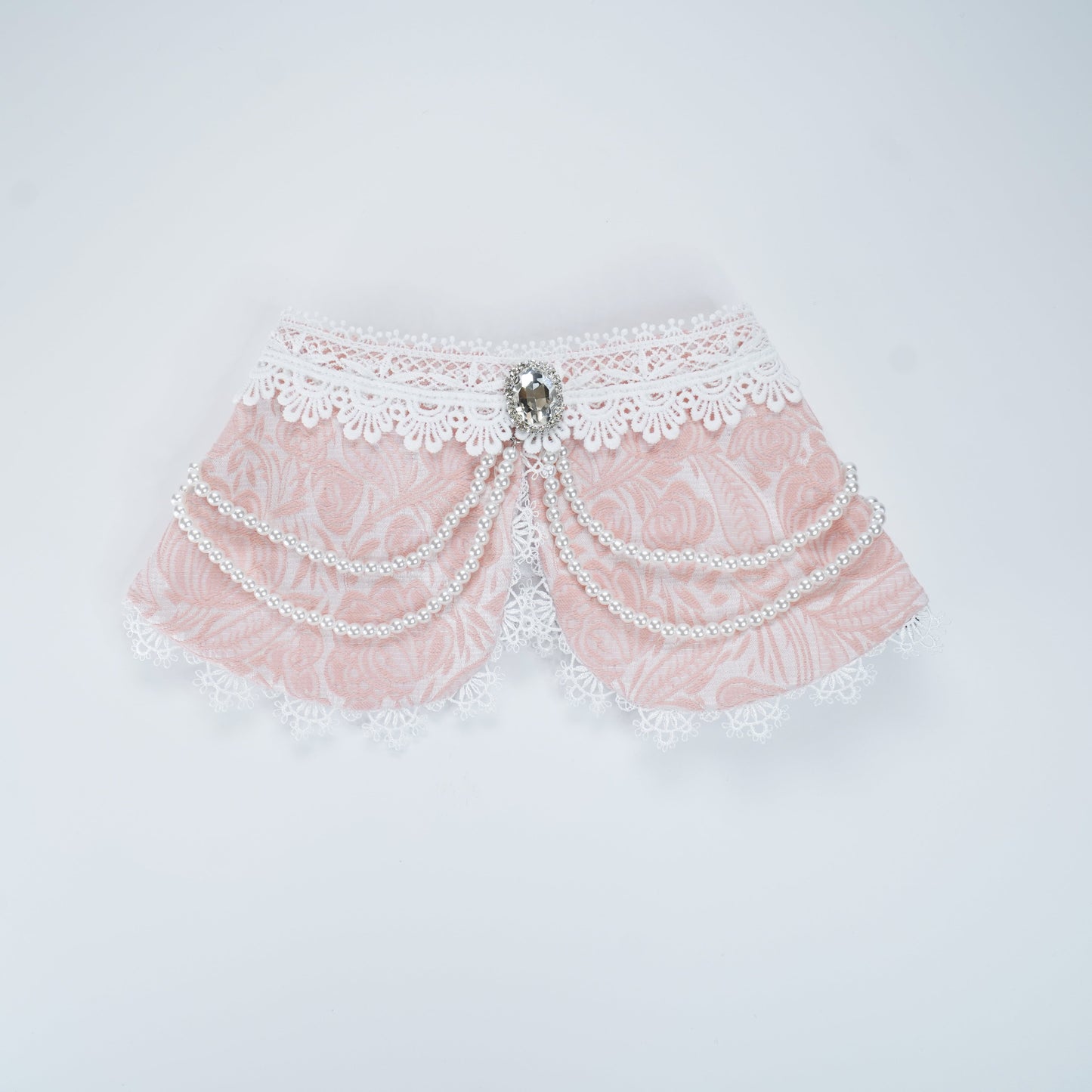 Debutante (2-Parisian Blush Rose) | Pet Neckwear