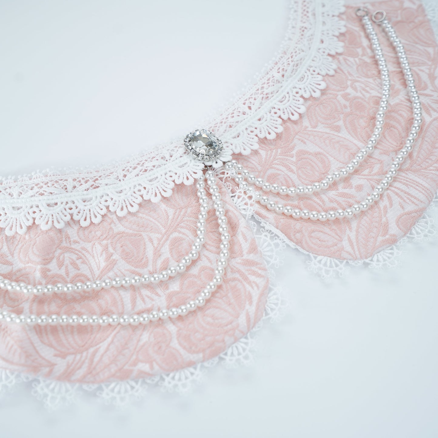 Debutante (2-Parisian Blush Rose) | Pet Neckwear
