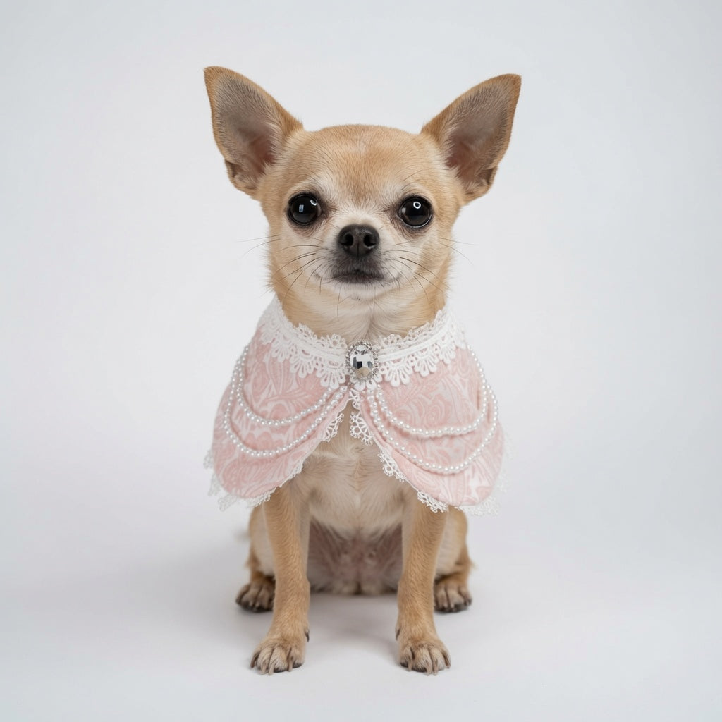 Debutante (2-Parisian Blush Rose) | Pet Neckwear