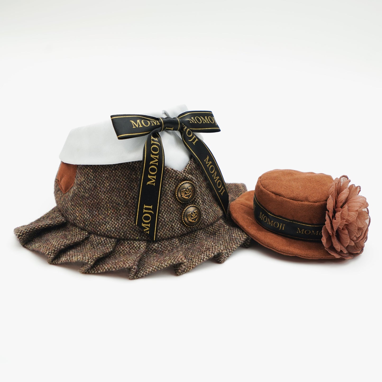 Picadilly (1-Caramel Velvet Brown) | Pet Hat