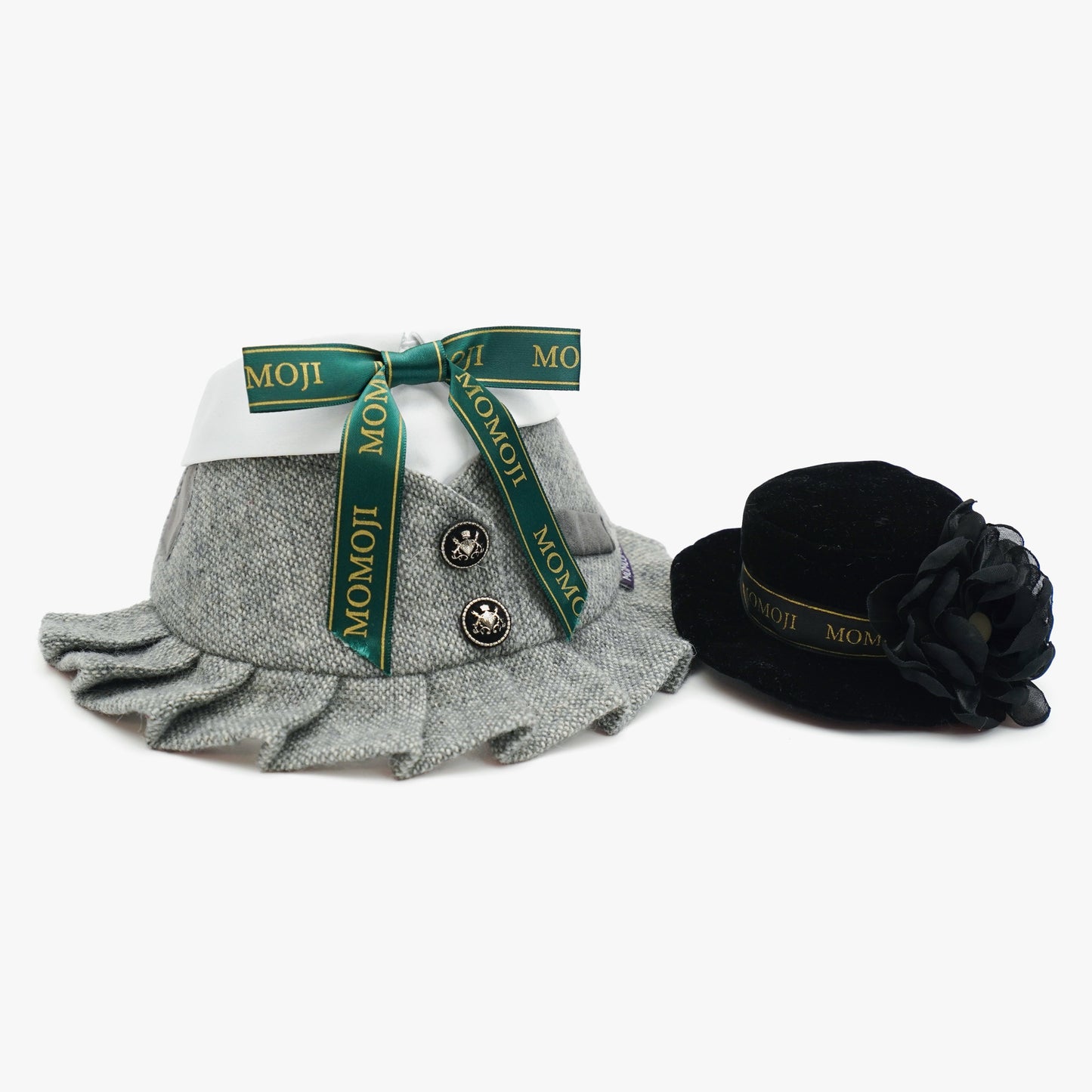 Picadilly (2-Velvet Obsidian Black) | Pet Hat