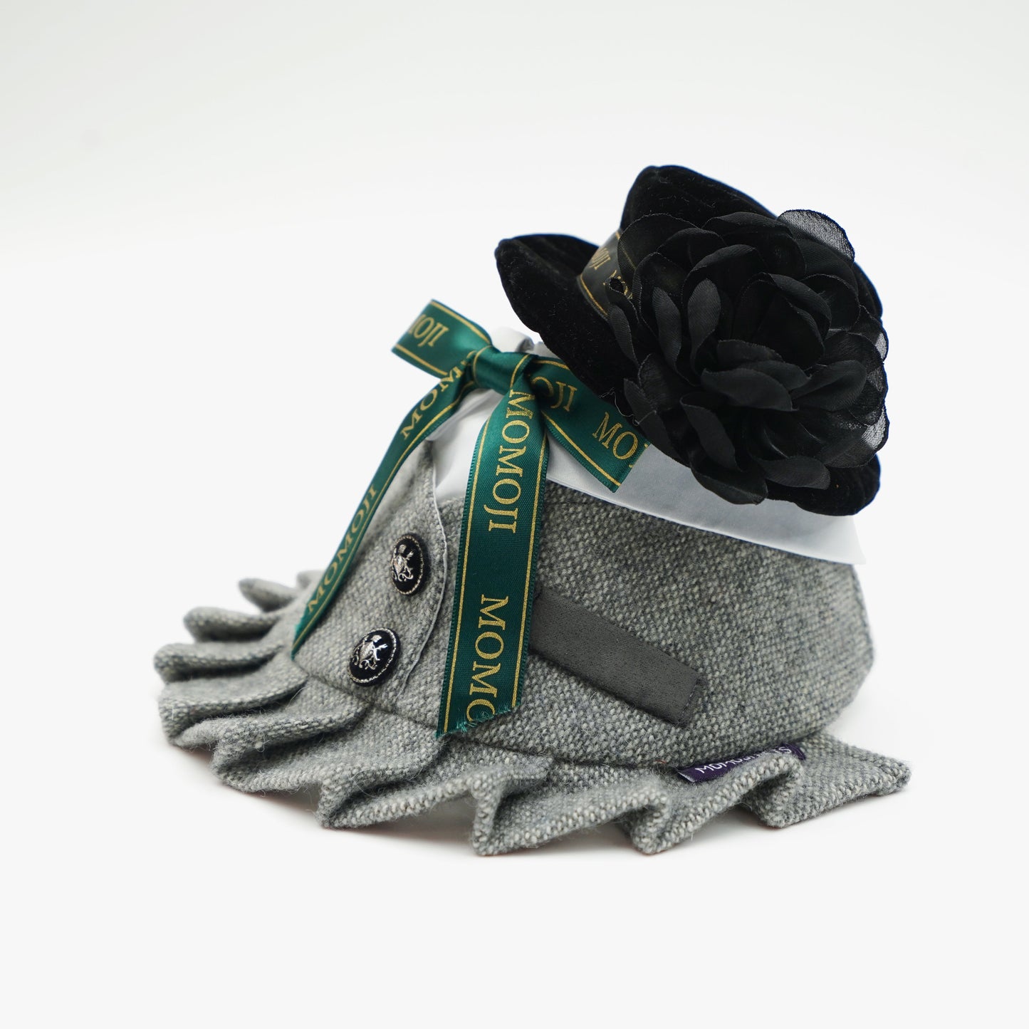 Picadilly (2-Velvet Obsidian Black) | Pet Hat