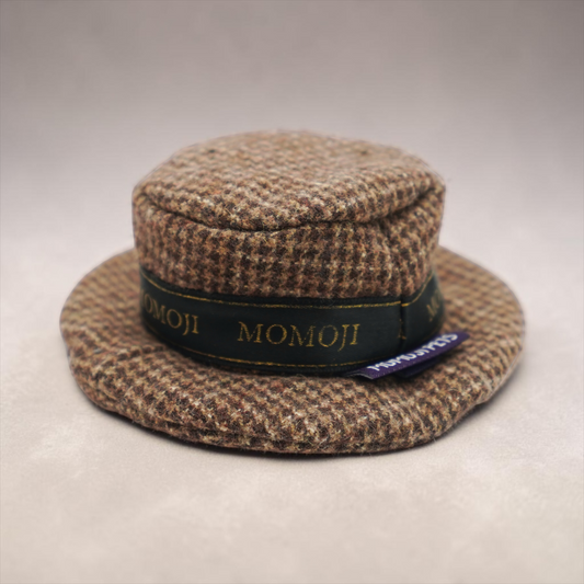 Bond (1-Coffee Houndstooth) | Pet Hat