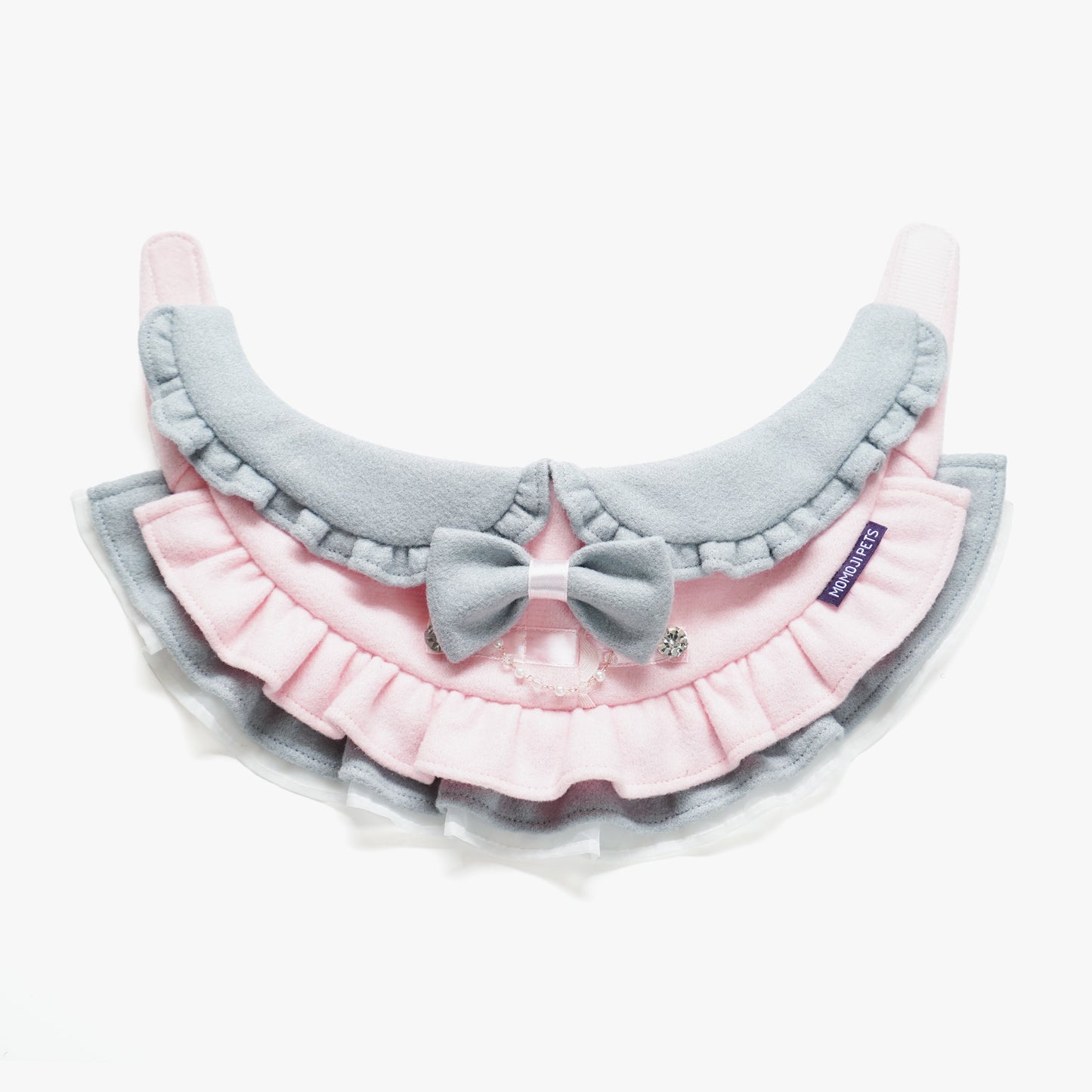 Notting Hill (1-Blush Pink & Mist Gray) | Pet Neckwear