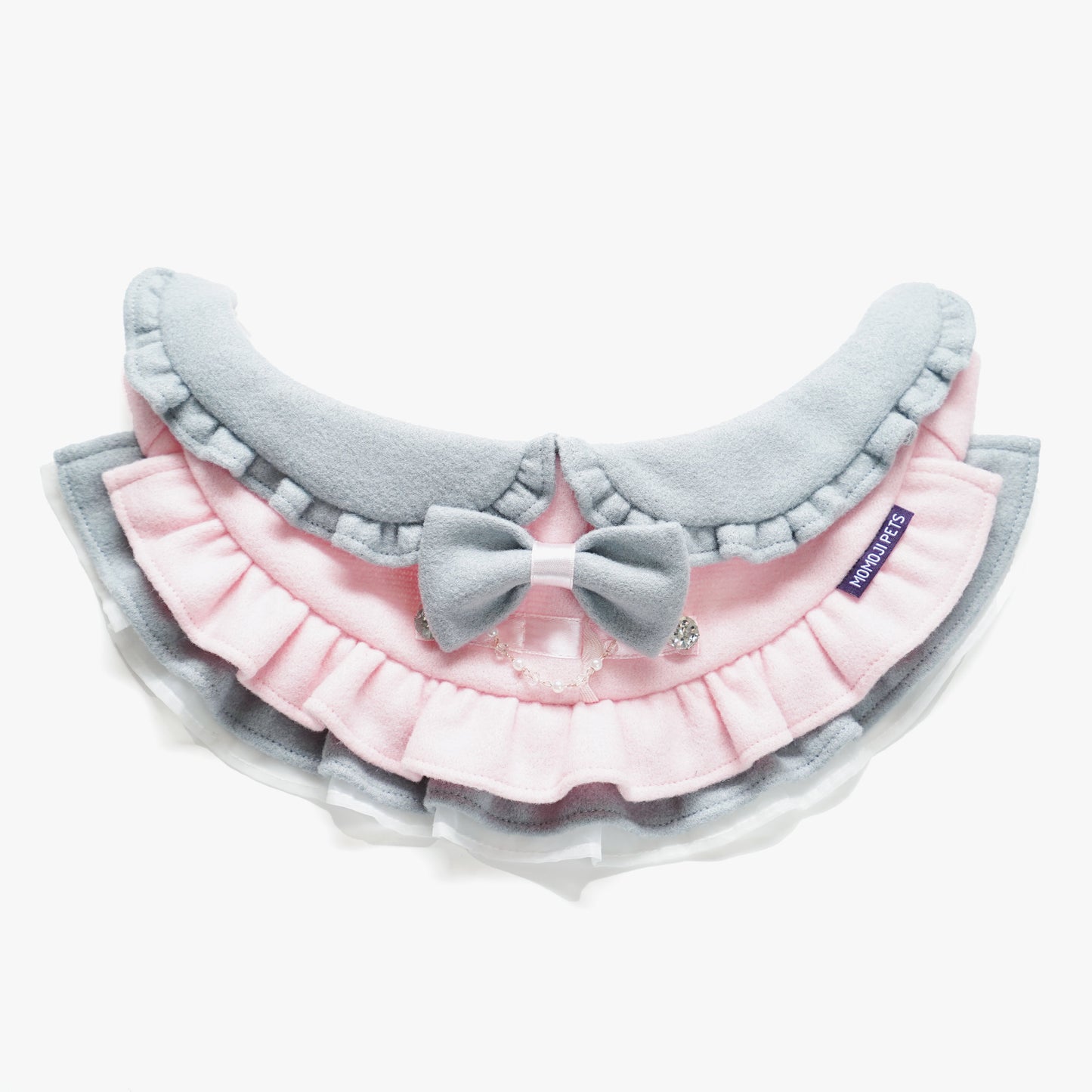 Notting Hill (1-Blush Pink & Mist Gray) | Pet Neckwear