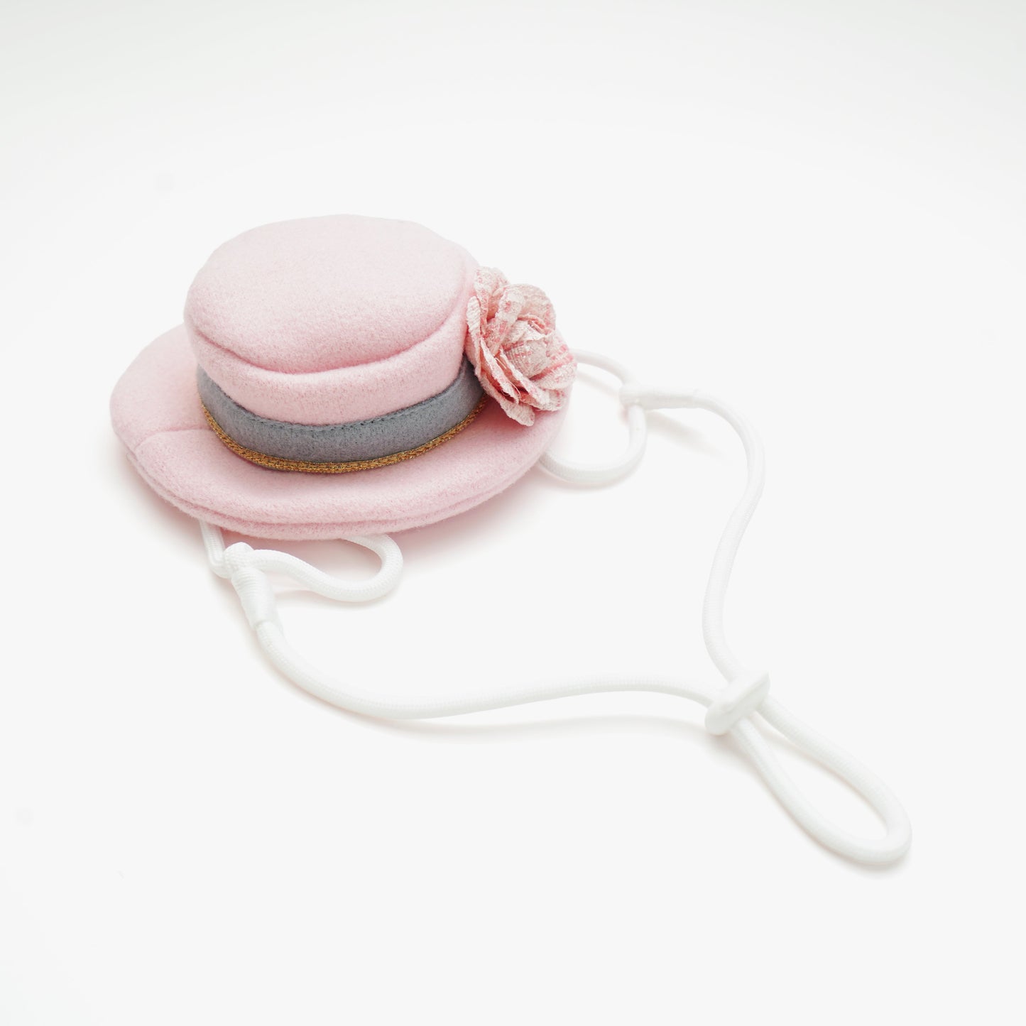 Mayfair (2-Blush Pink & Mist Gray) | Pet Hat