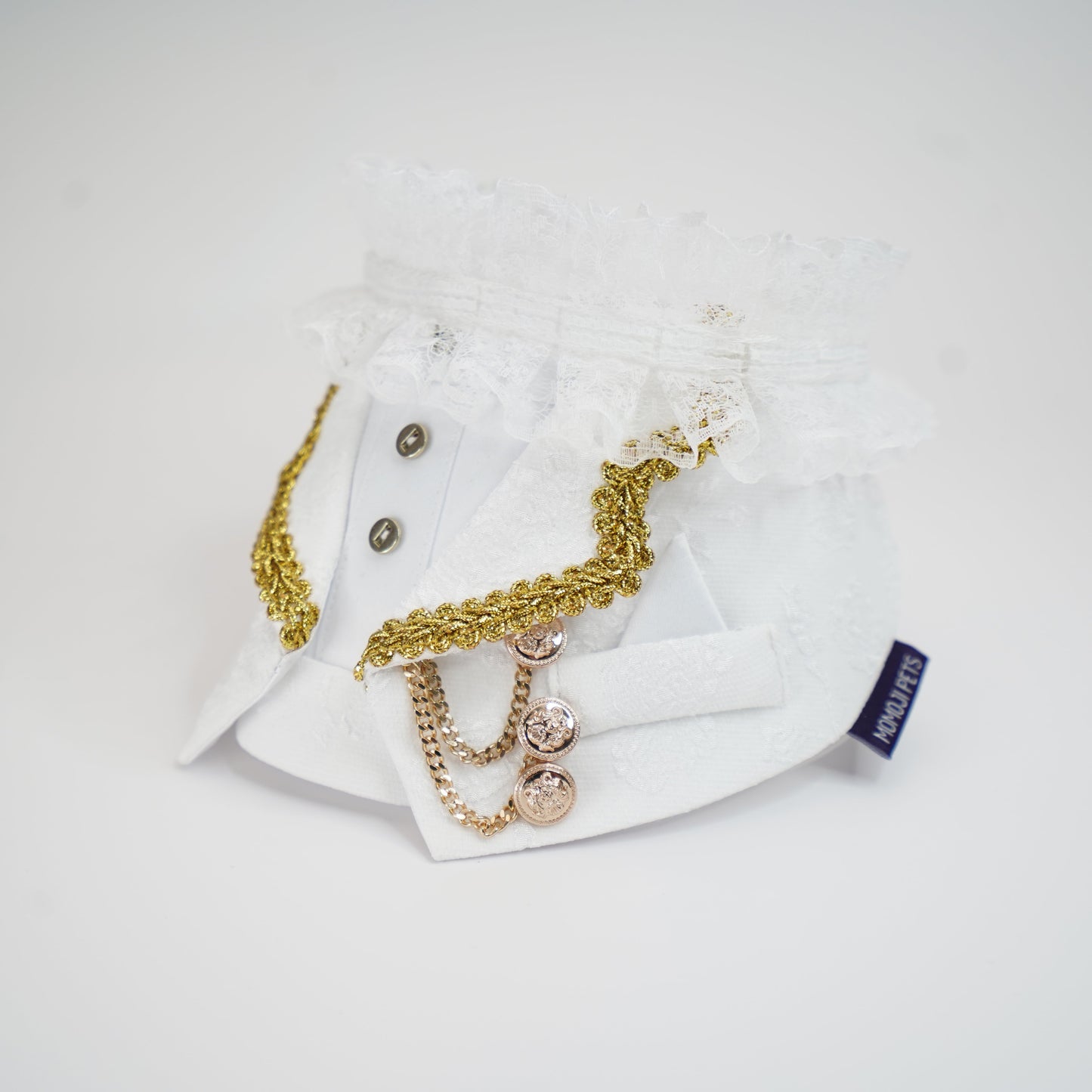 Harrington (2-Bridal Alabaster Silk) | Pet Neckwear