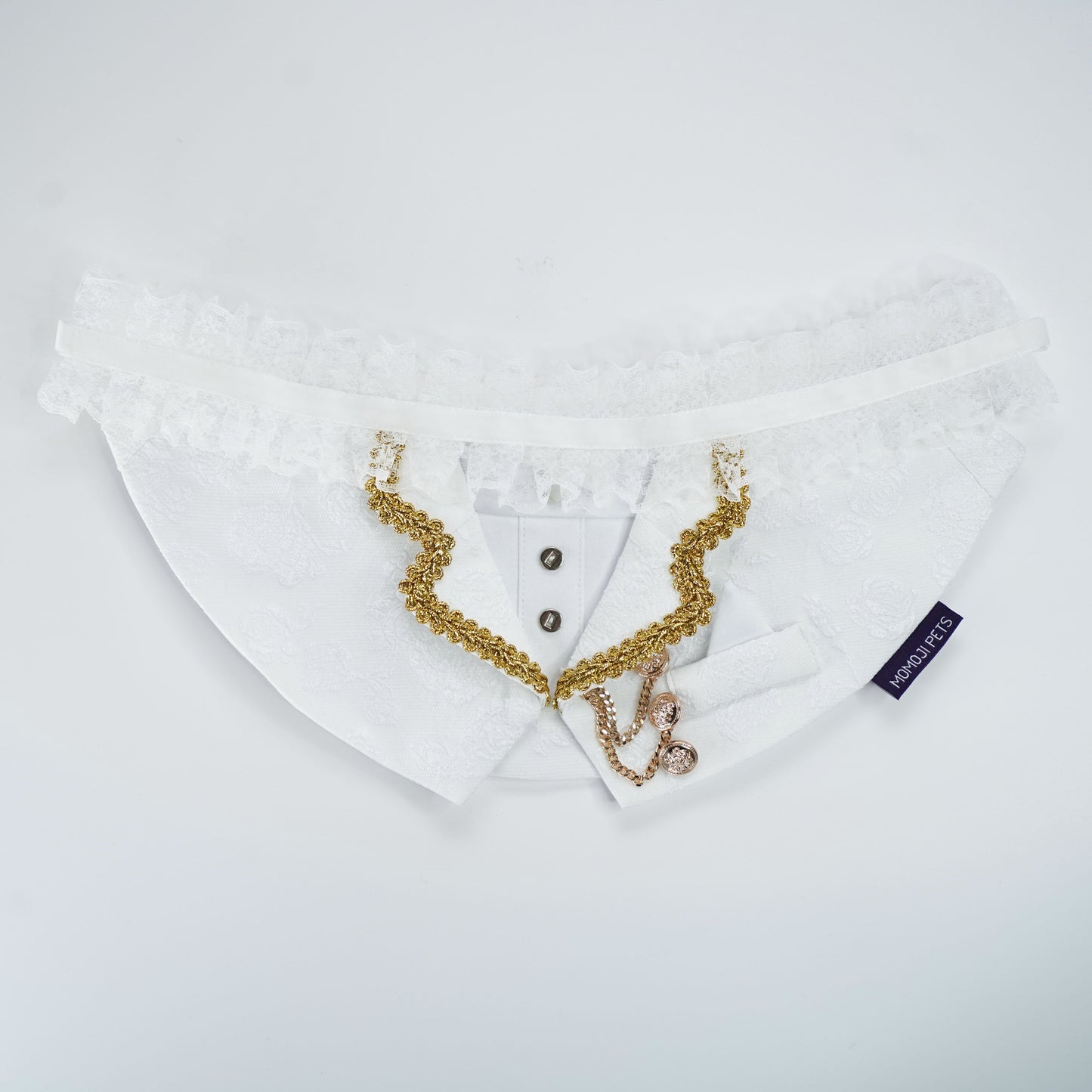 Harrington (2-Bridal Alabaster Silk) | Pet Neckwear