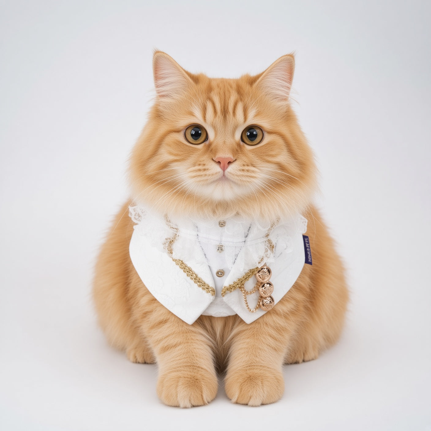 Harrington (2-Bridal Alabaster Silk) | Pet Neckwear