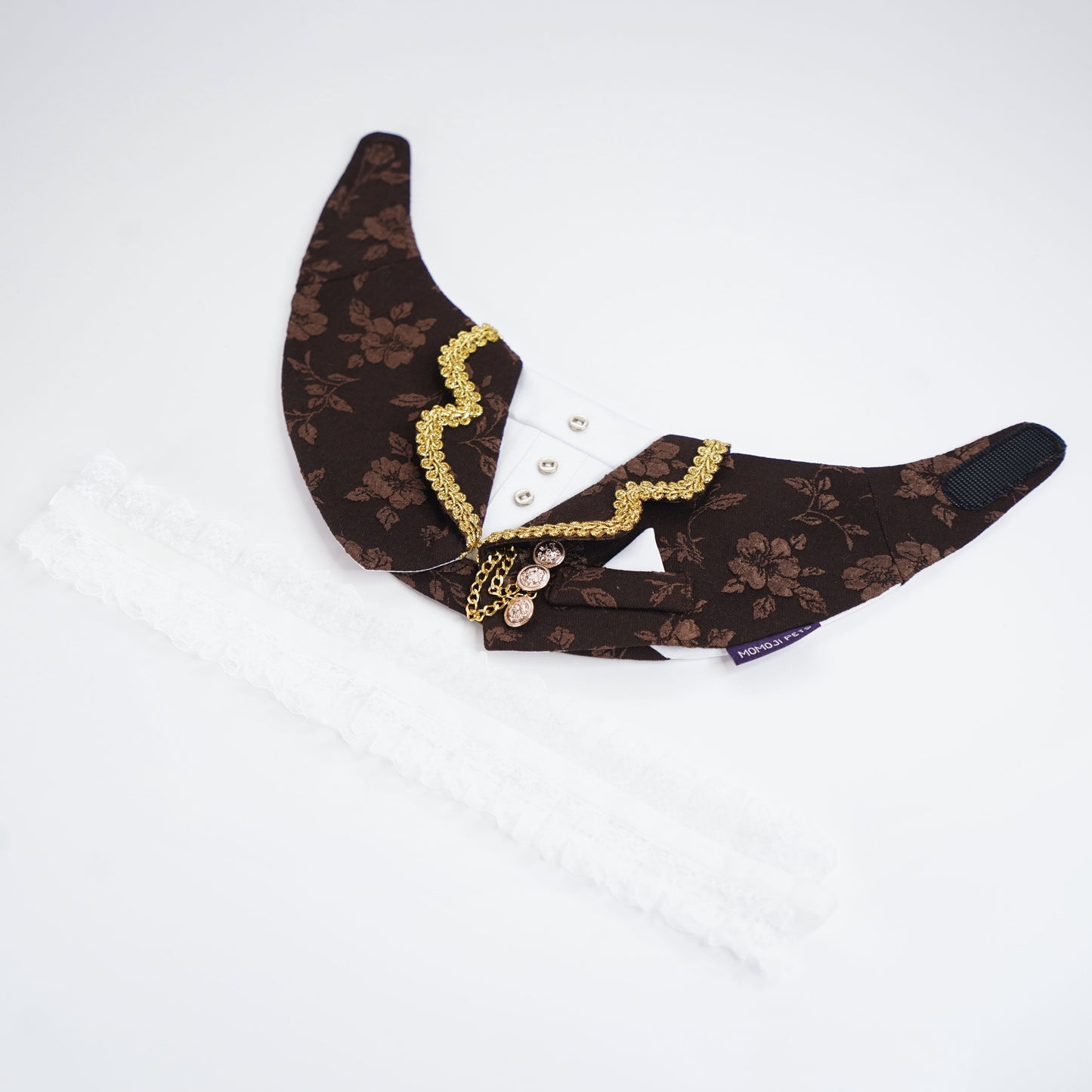 Harrington (1-Espresso Brocade) | Pet Neckwear