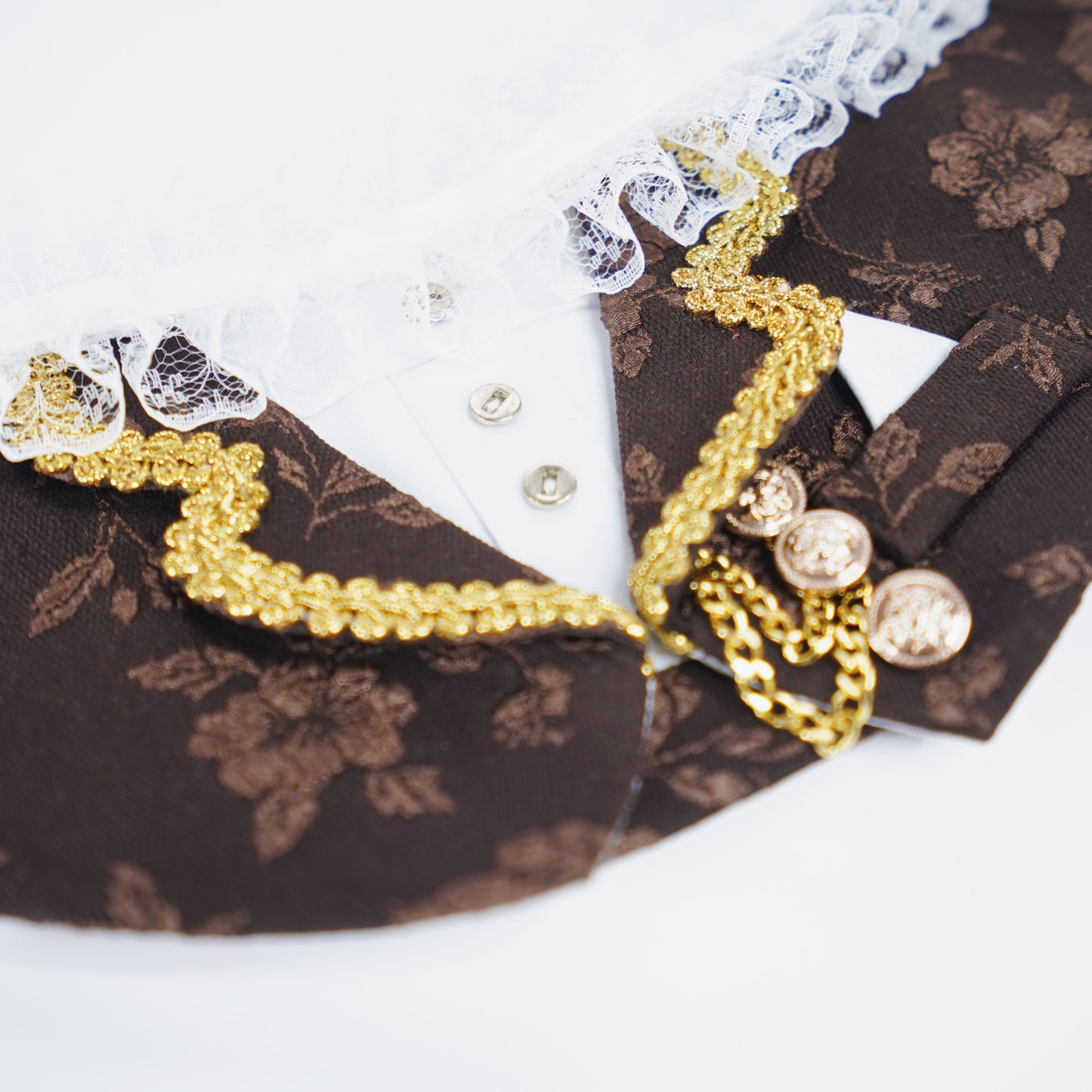 Harrington (1-Espresso Brocade) | Pet Neckwear