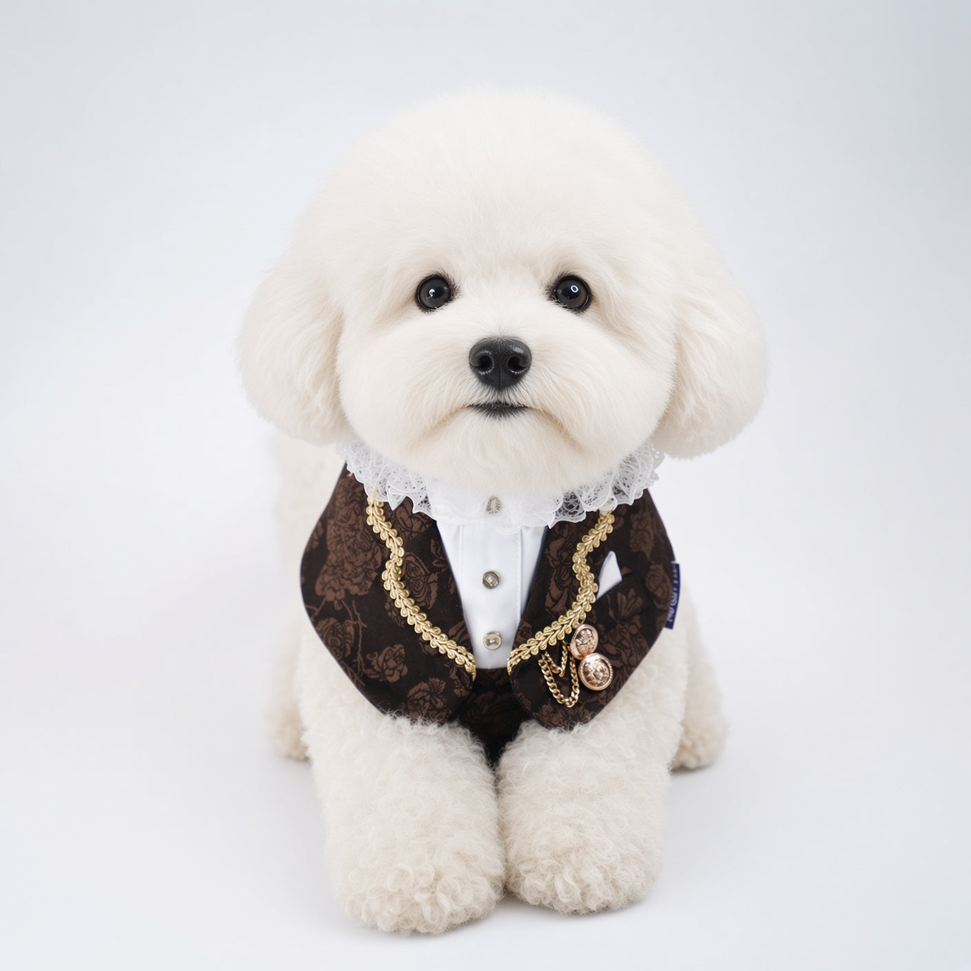 Harrington (1-Espresso Brocade) | Pet Neckwear