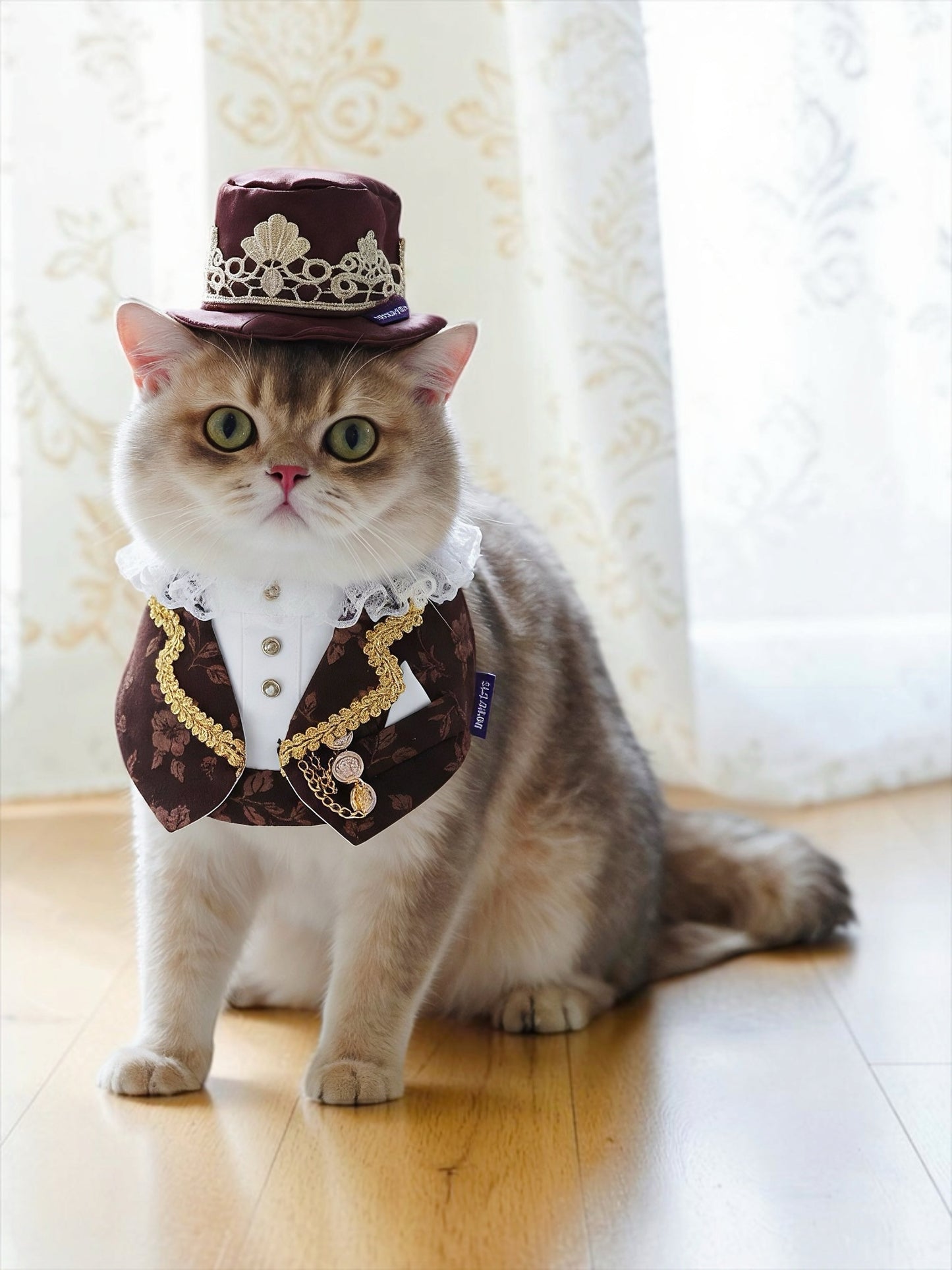 Harrington (1-Espresso Brocade) | Pet Neckwear