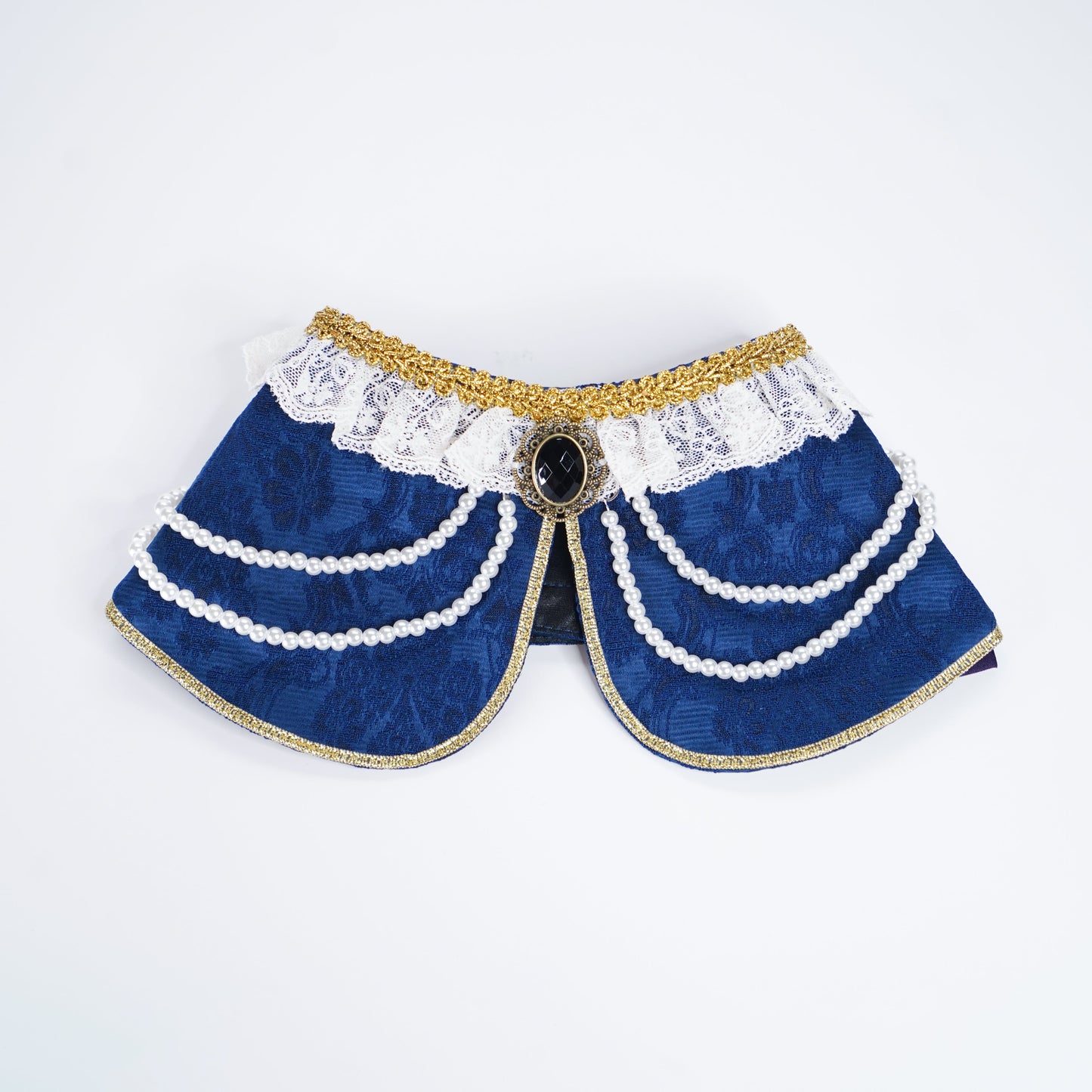 Henrietta (2-Imperial Sapphire Velvet) | Pet Neckwear