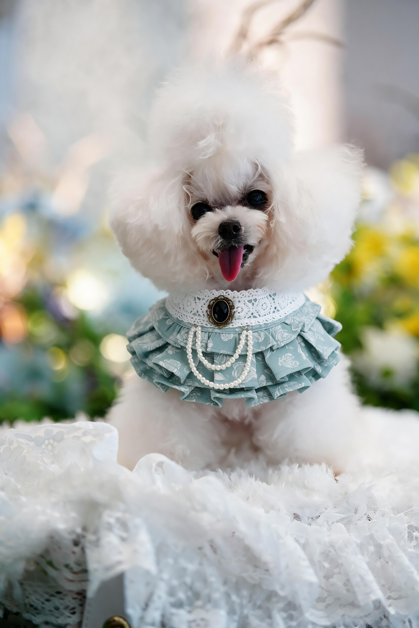 Alexandrina (1-Regency Sage Mist) | Pet Neckwear