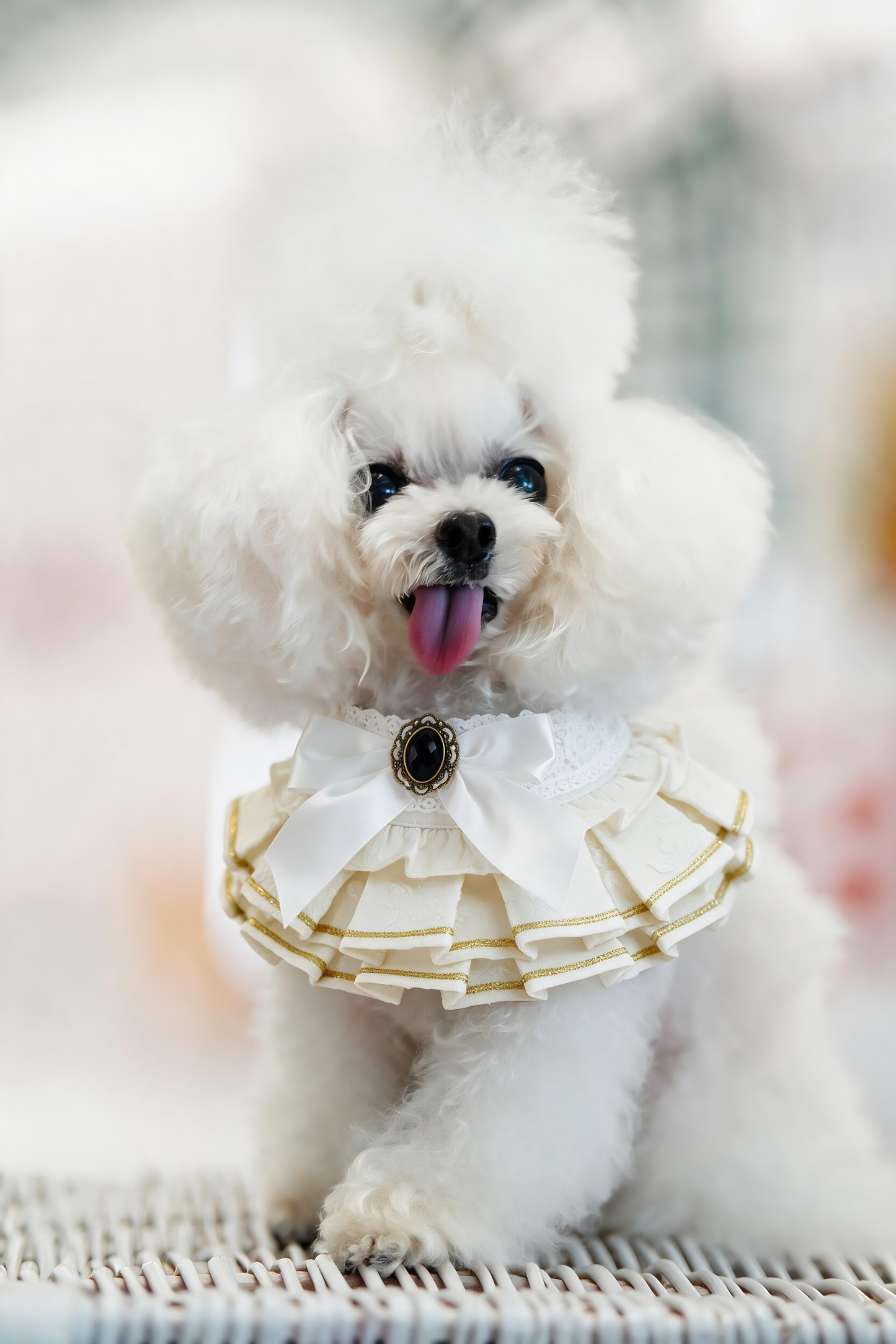 Alexandrina (2-Alabaster Cream) | Pet Neckwear
