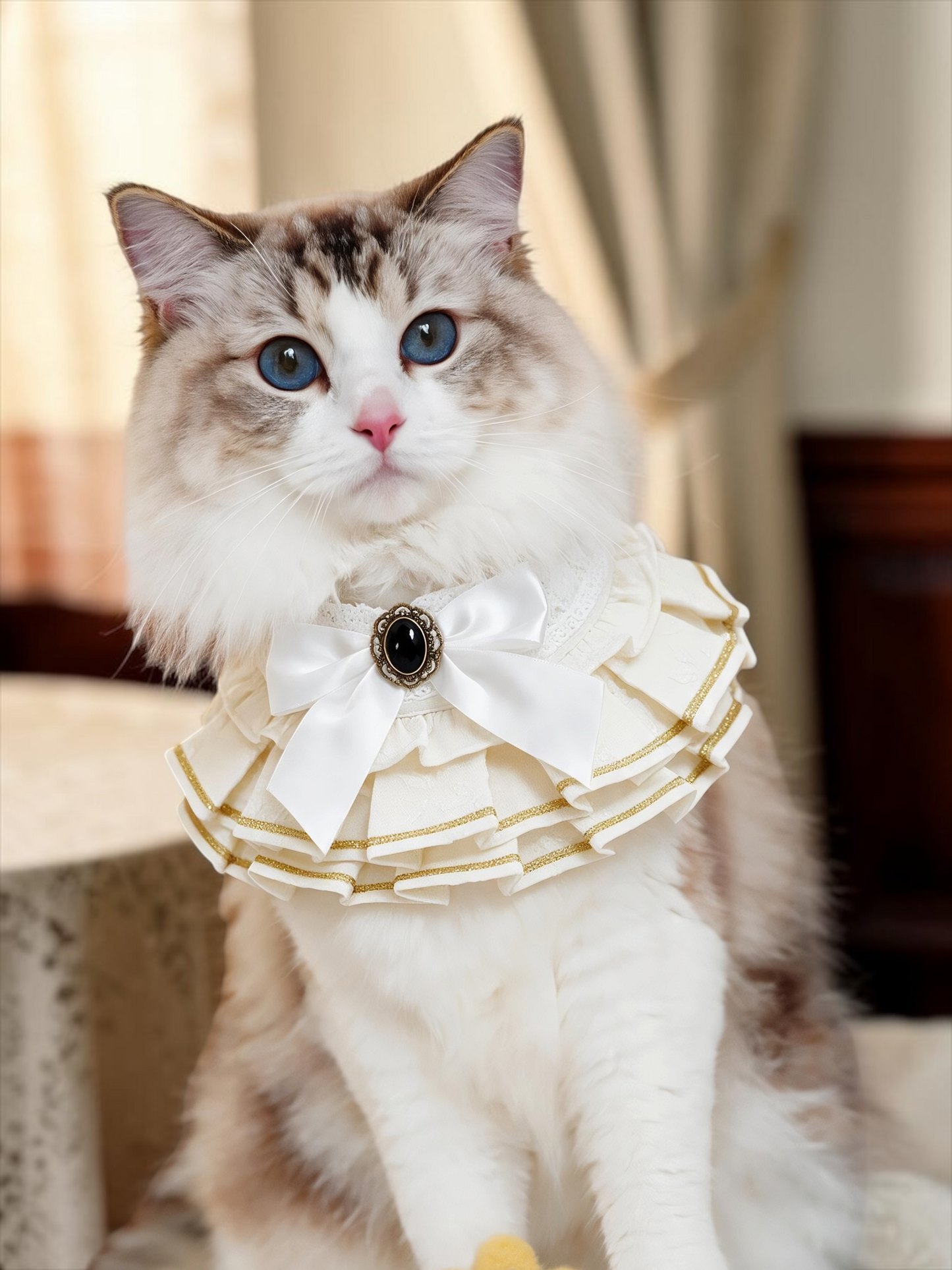 Alexandrina (2-Alabaster Cream) | Pet Neckwear