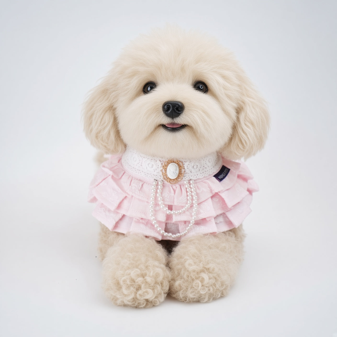 Alexandrina (3-Parisian Blush Rose) | Pet Neckwear