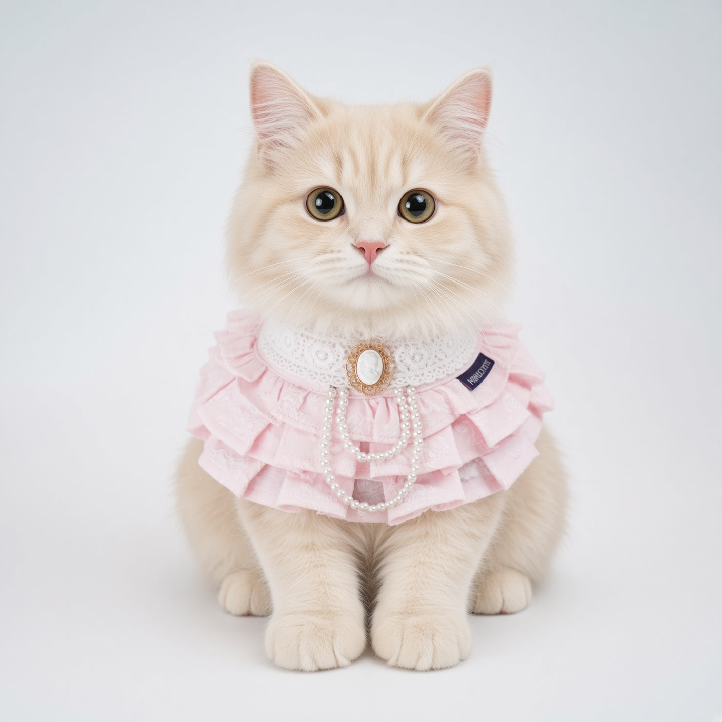Alexandrina (3-Parisian Blush Rose) | Pet Neckwear
