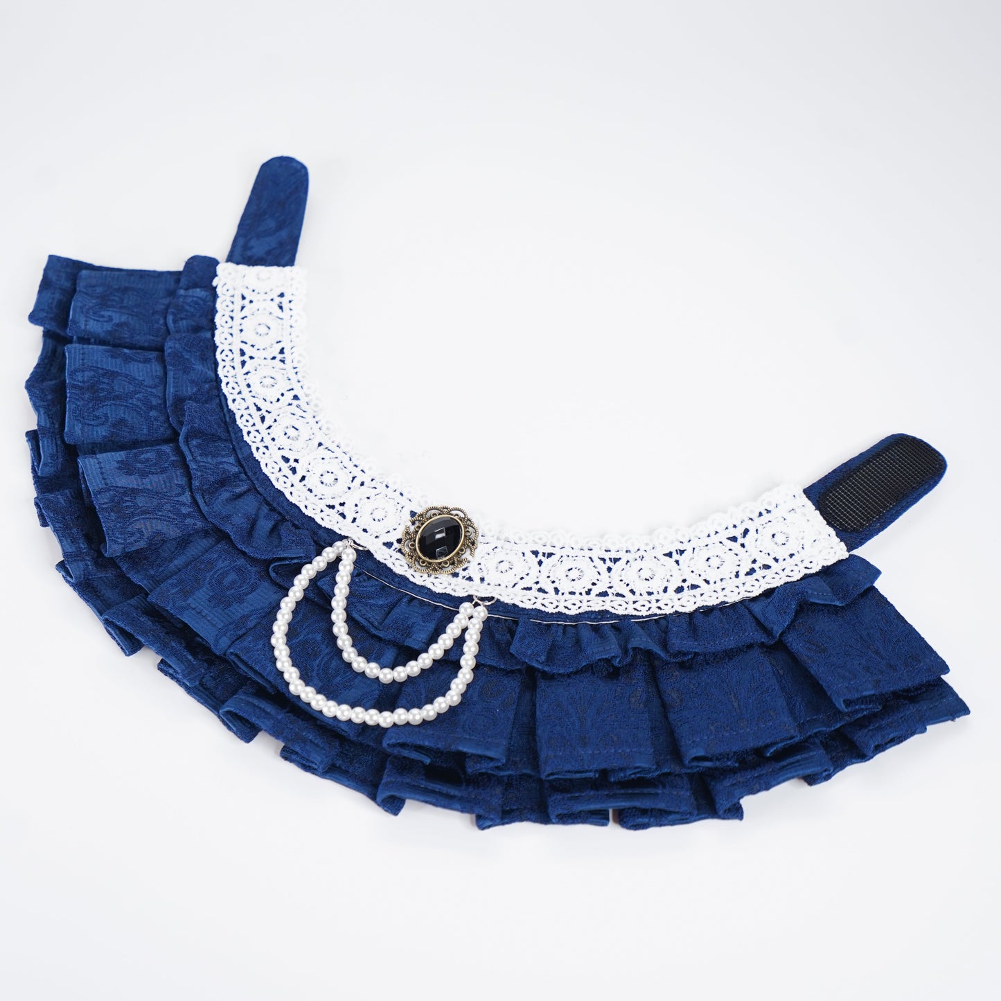 Alexandrina (4-Imperial Sapphire Brocade) | Pet Neckwear