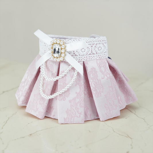 Gwendolen (2-Porcelain Blush Pink) | Pet Neckwear