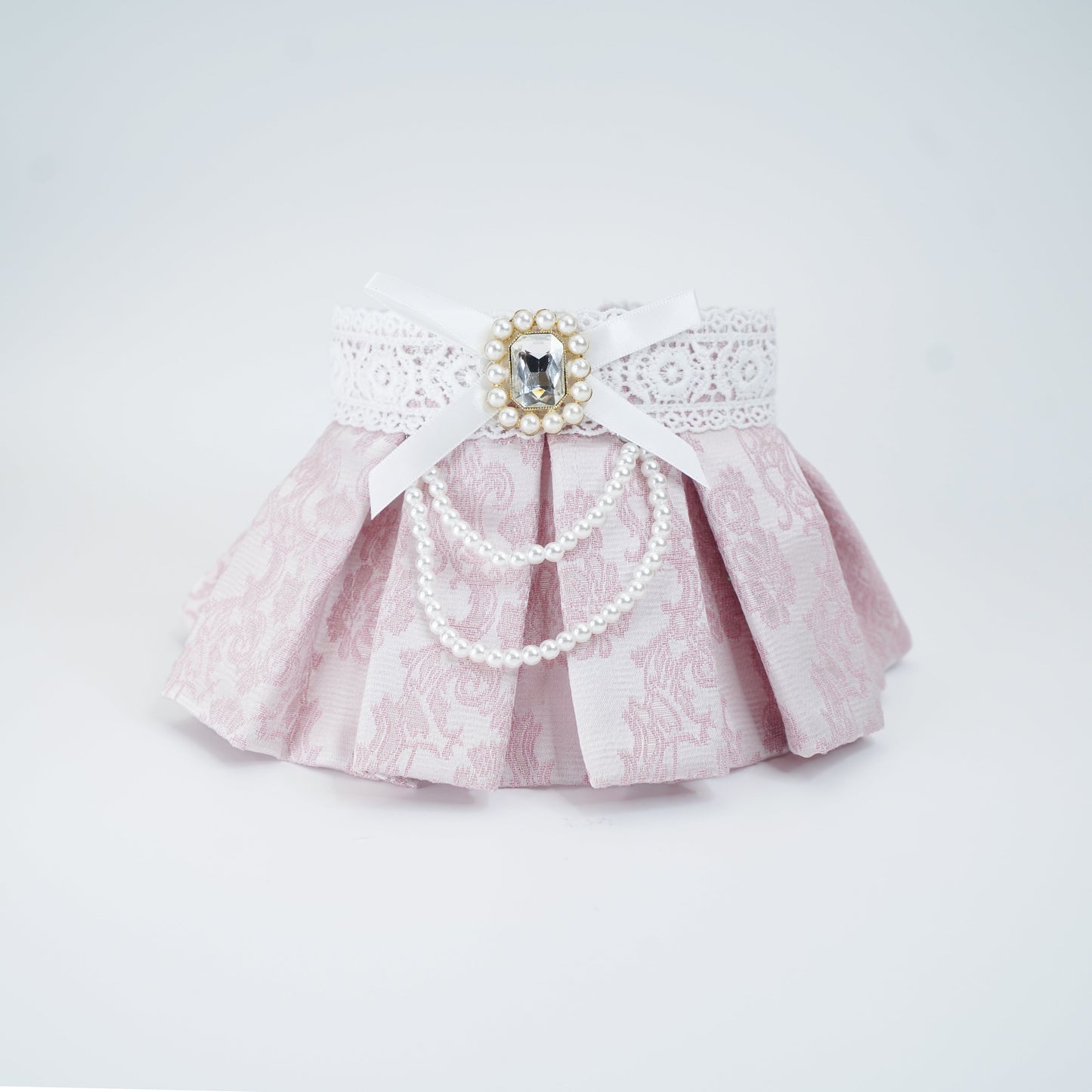Gwendolen (2-Porcelain Blush Pink) | Pet Neckwear