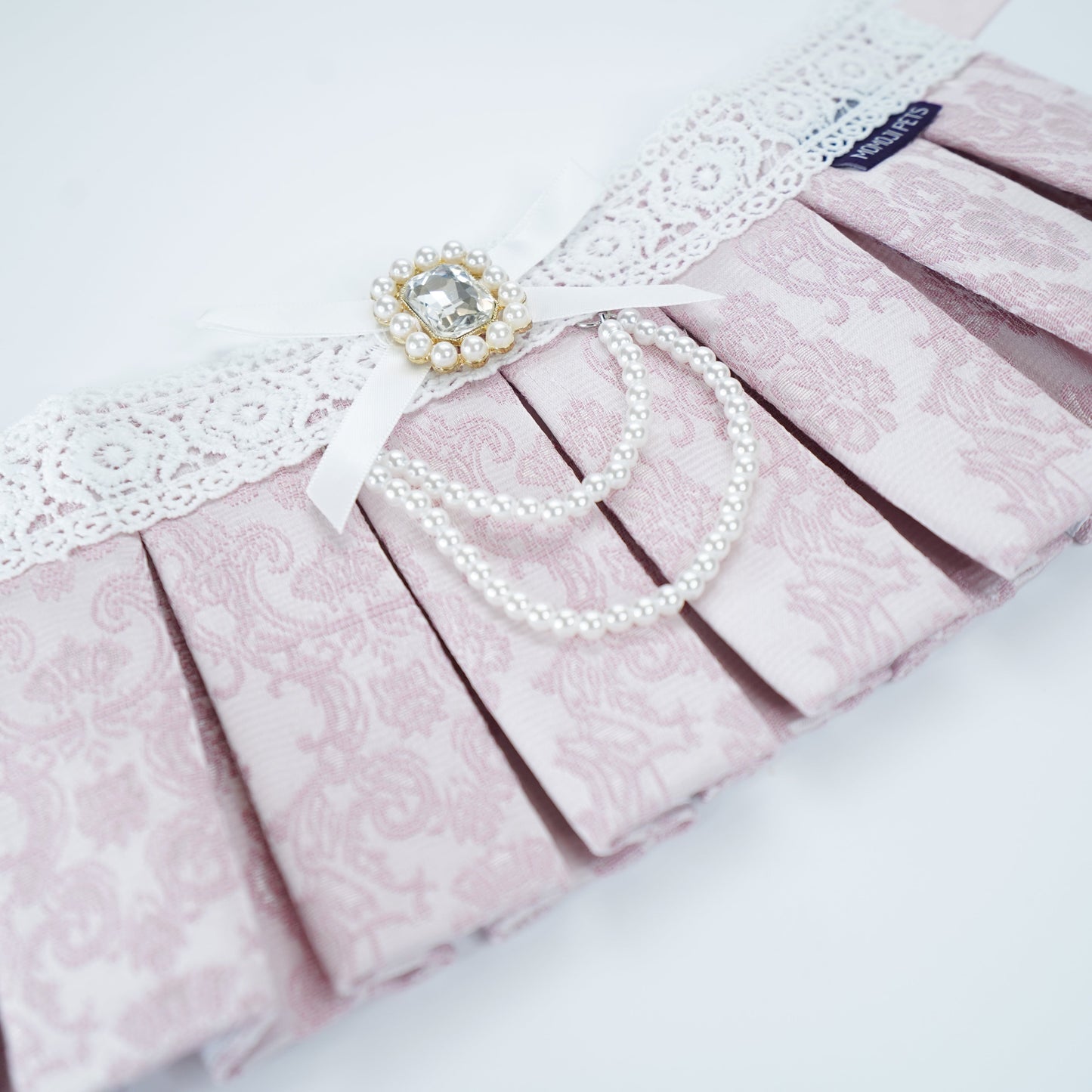 Gwendolen (2-Porcelain Blush Pink) | Pet Neckwear